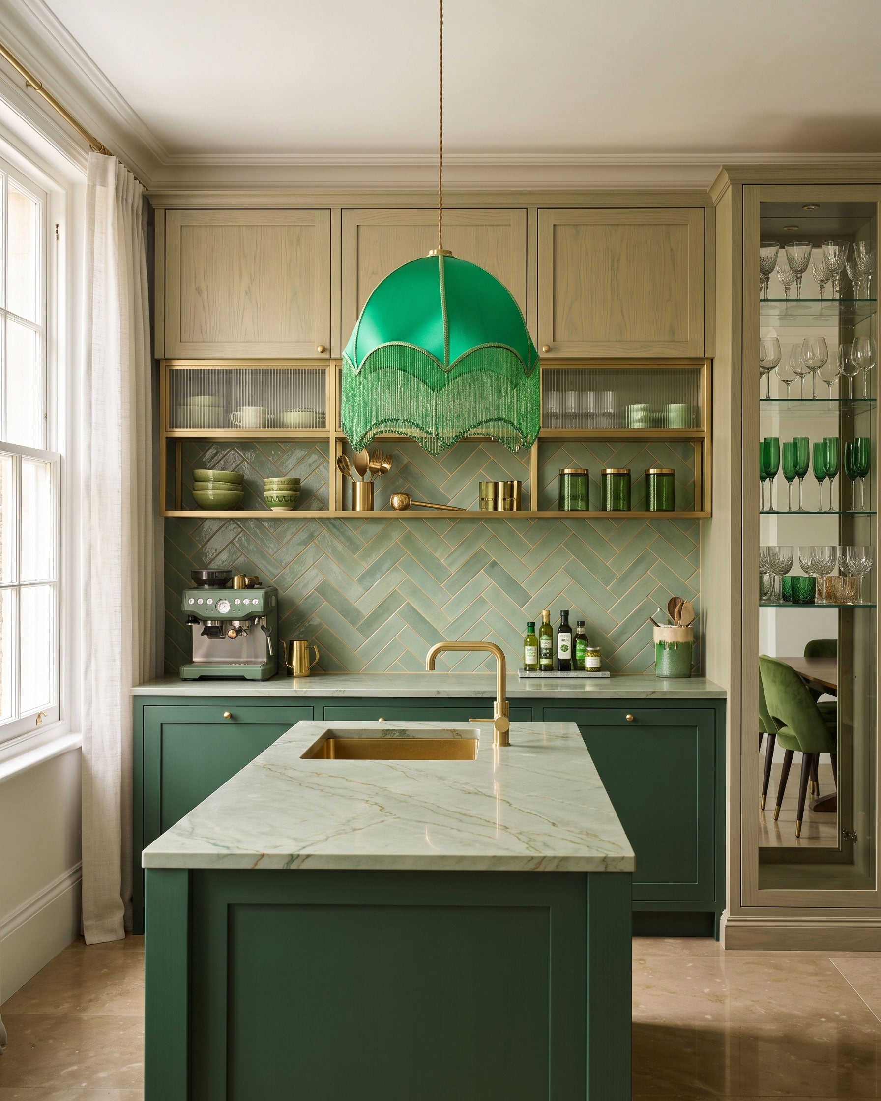 Beatrix Fringed Pendant Light