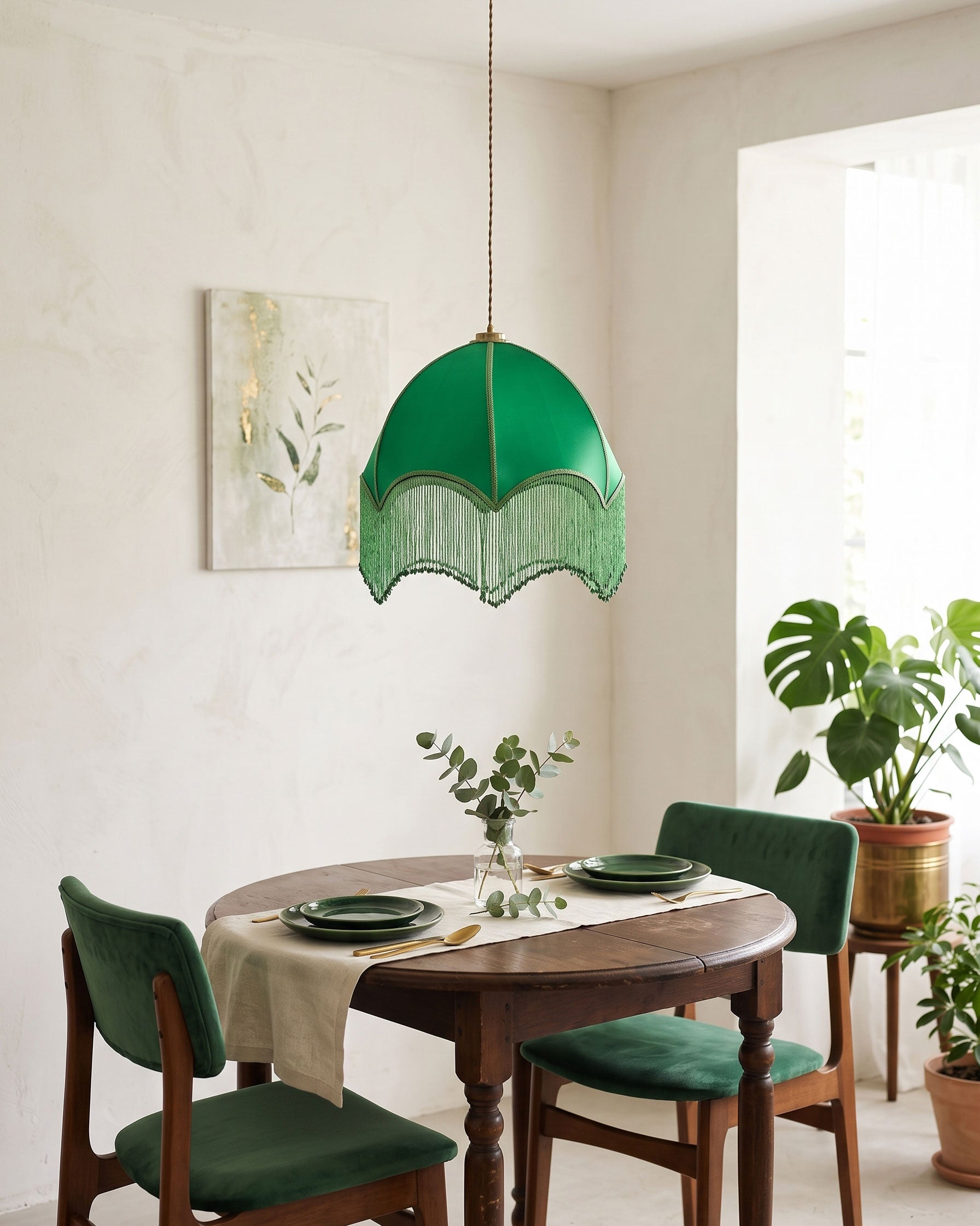 Beatrix Fringed Pendant Light