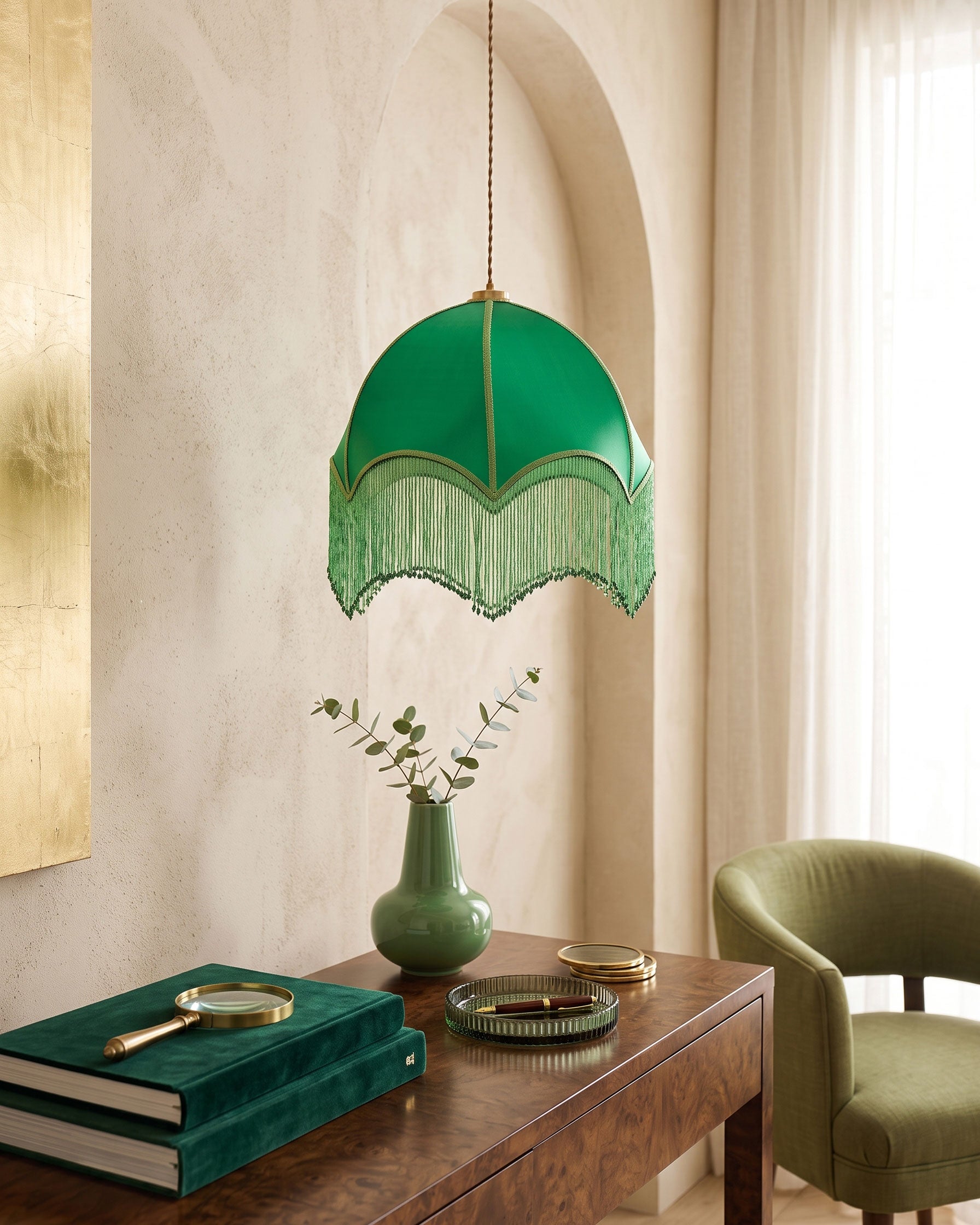 Beatrix Fringed Pendant Light