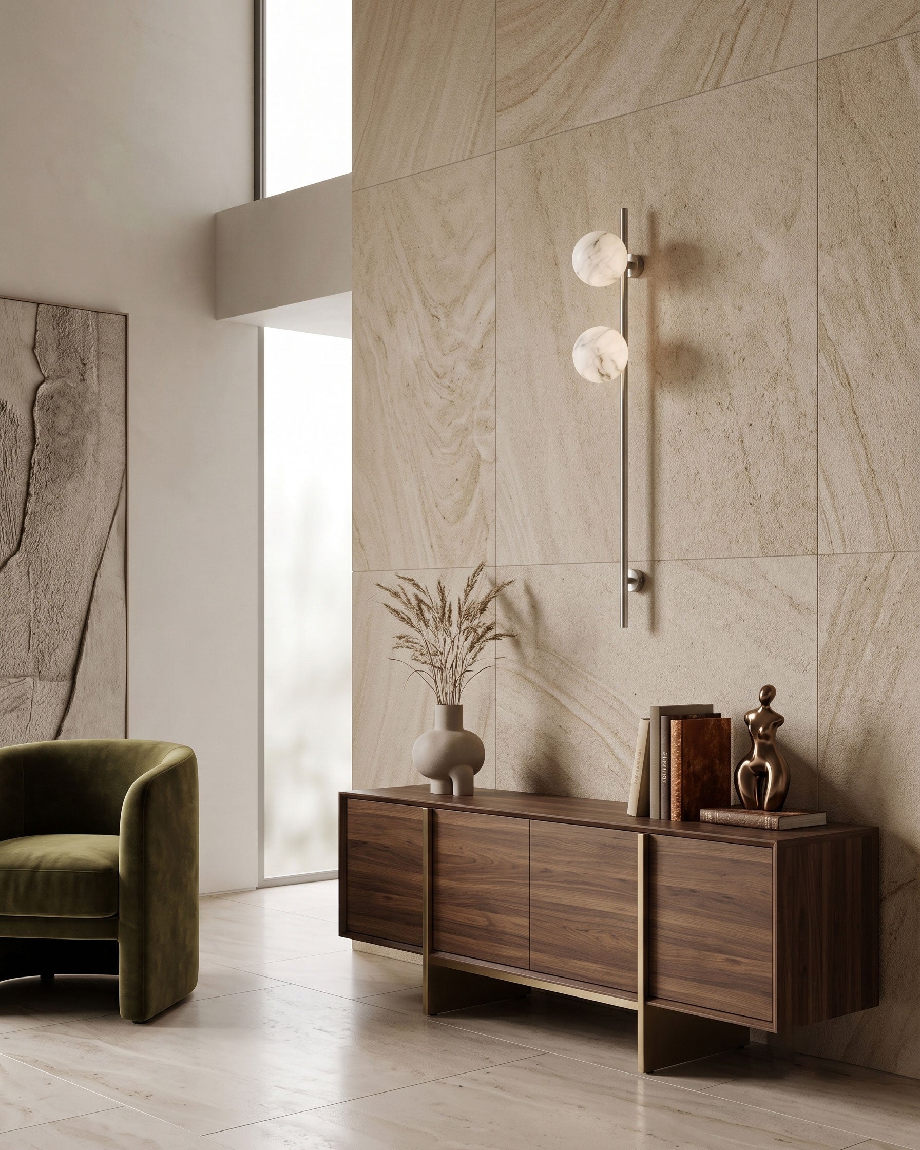 Bellamy Alabaster Wall Sconce