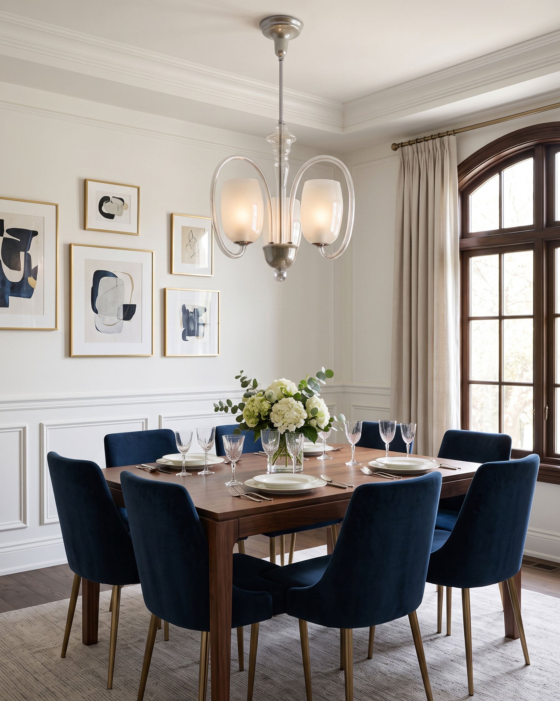 Benoit Mid-Century Chandelier