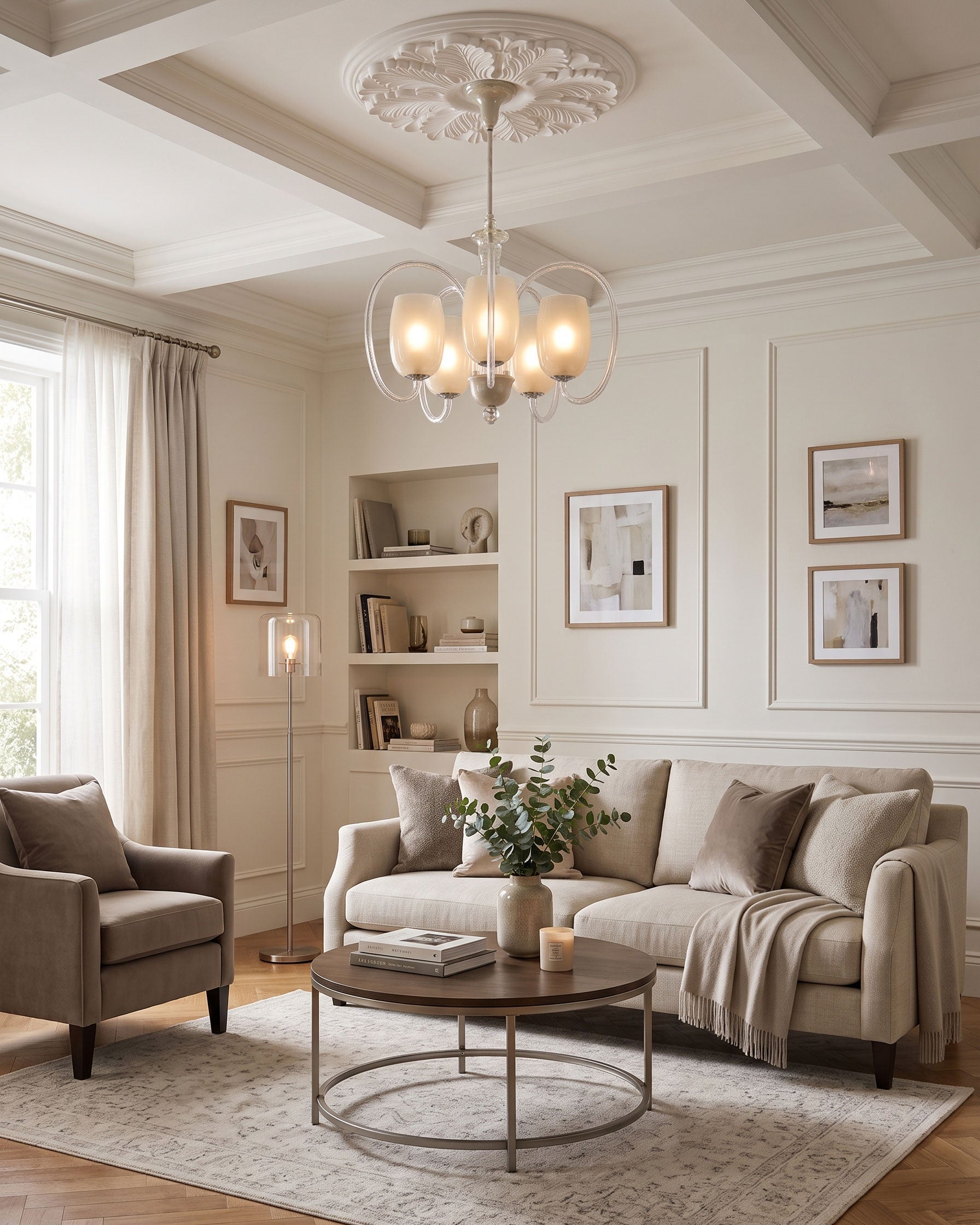 Benoit Mid-Century Chandelier