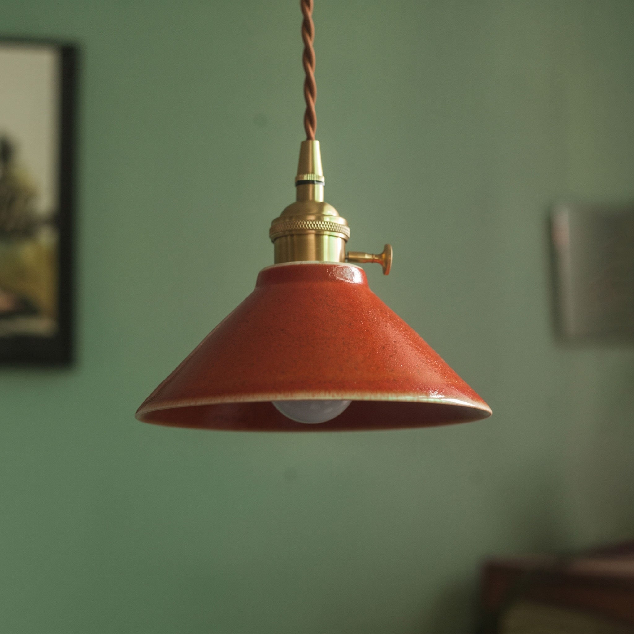Blaine Vintage Cone Pendant Light