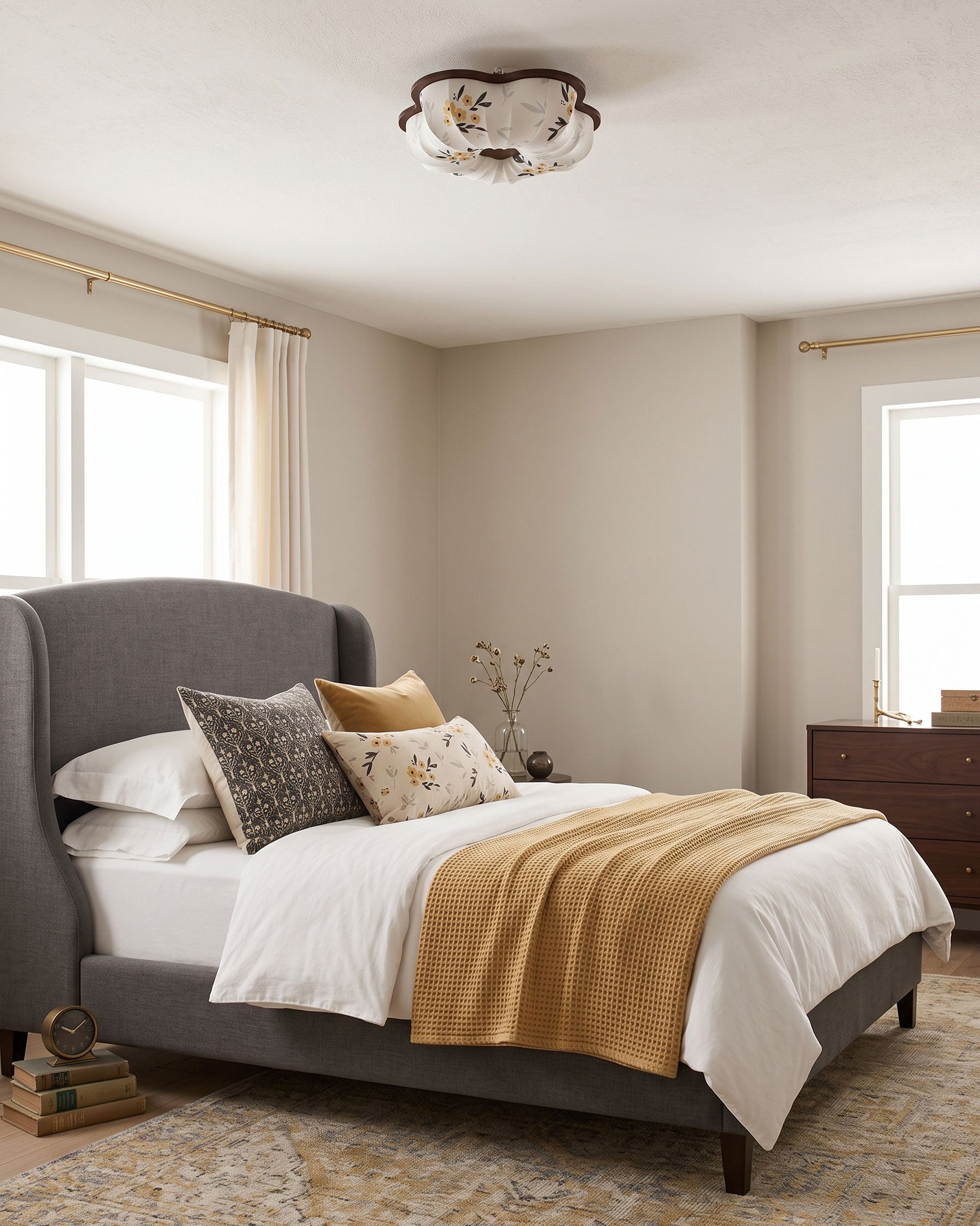 Blythe Scalloped Flush Mount