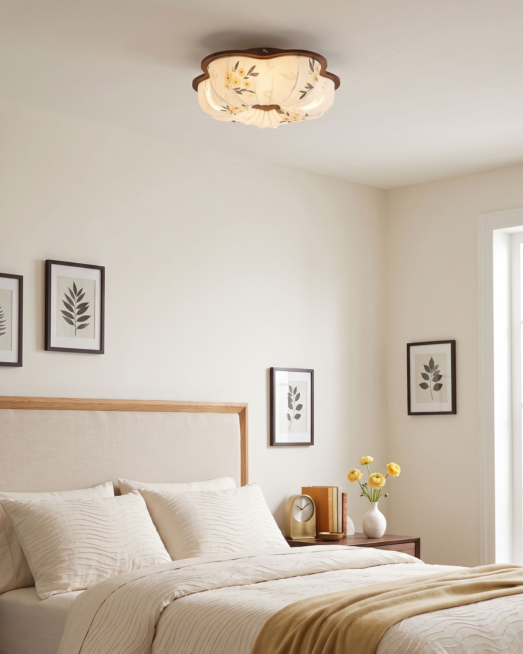 Blythe Scalloped Flush Mount