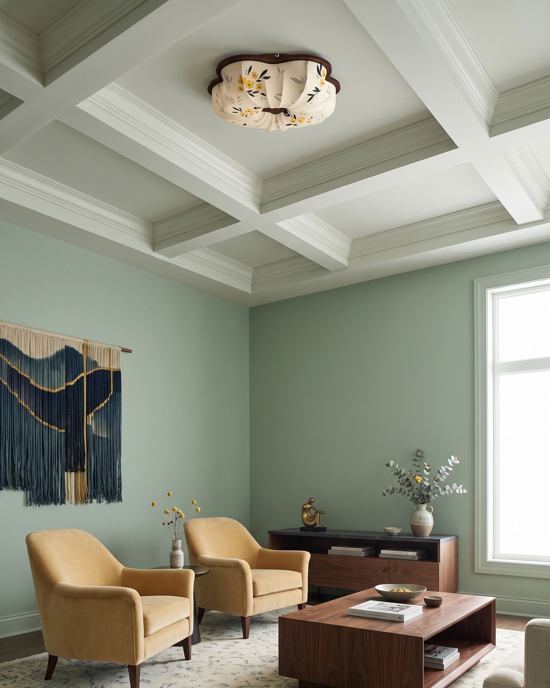Blythe Scalloped Flush Mount