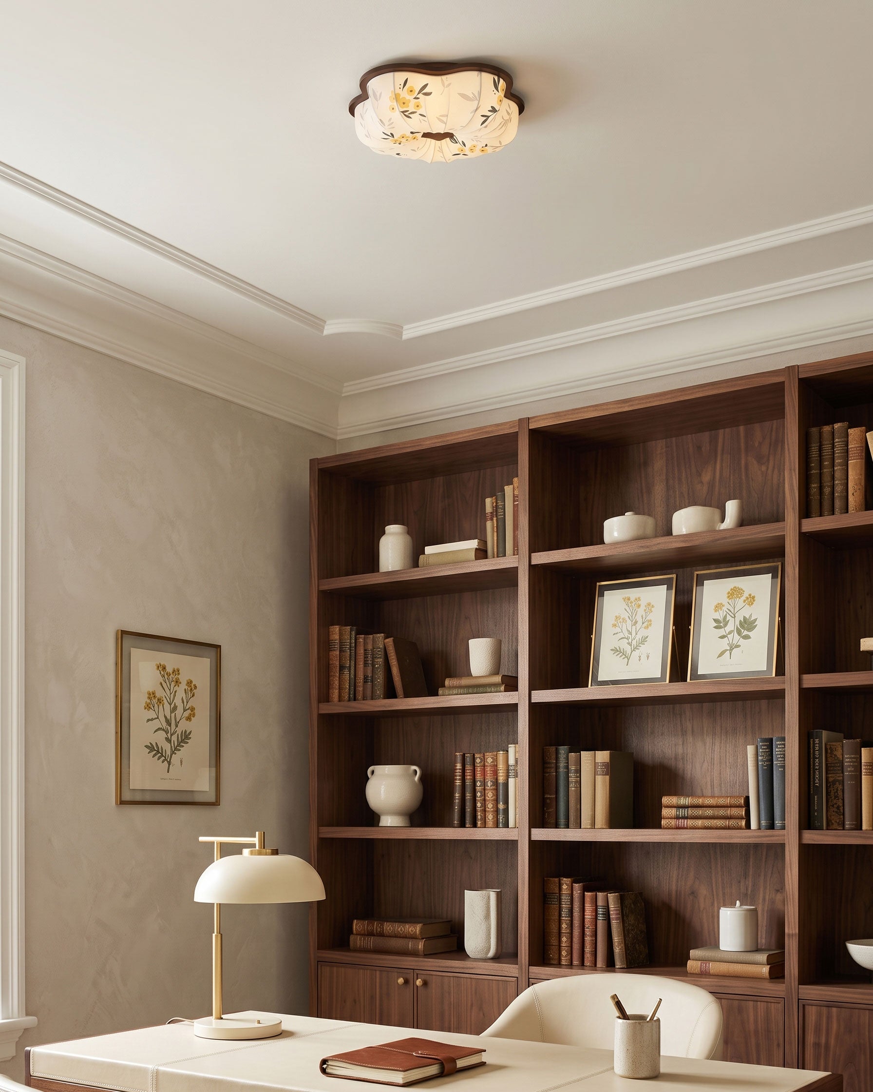 Blythe Scalloped Flush Mount