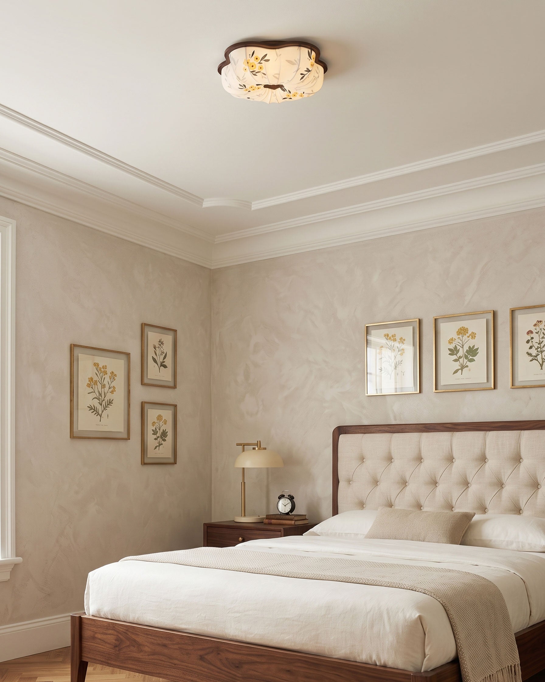 Blythe Scalloped Flush Mount
