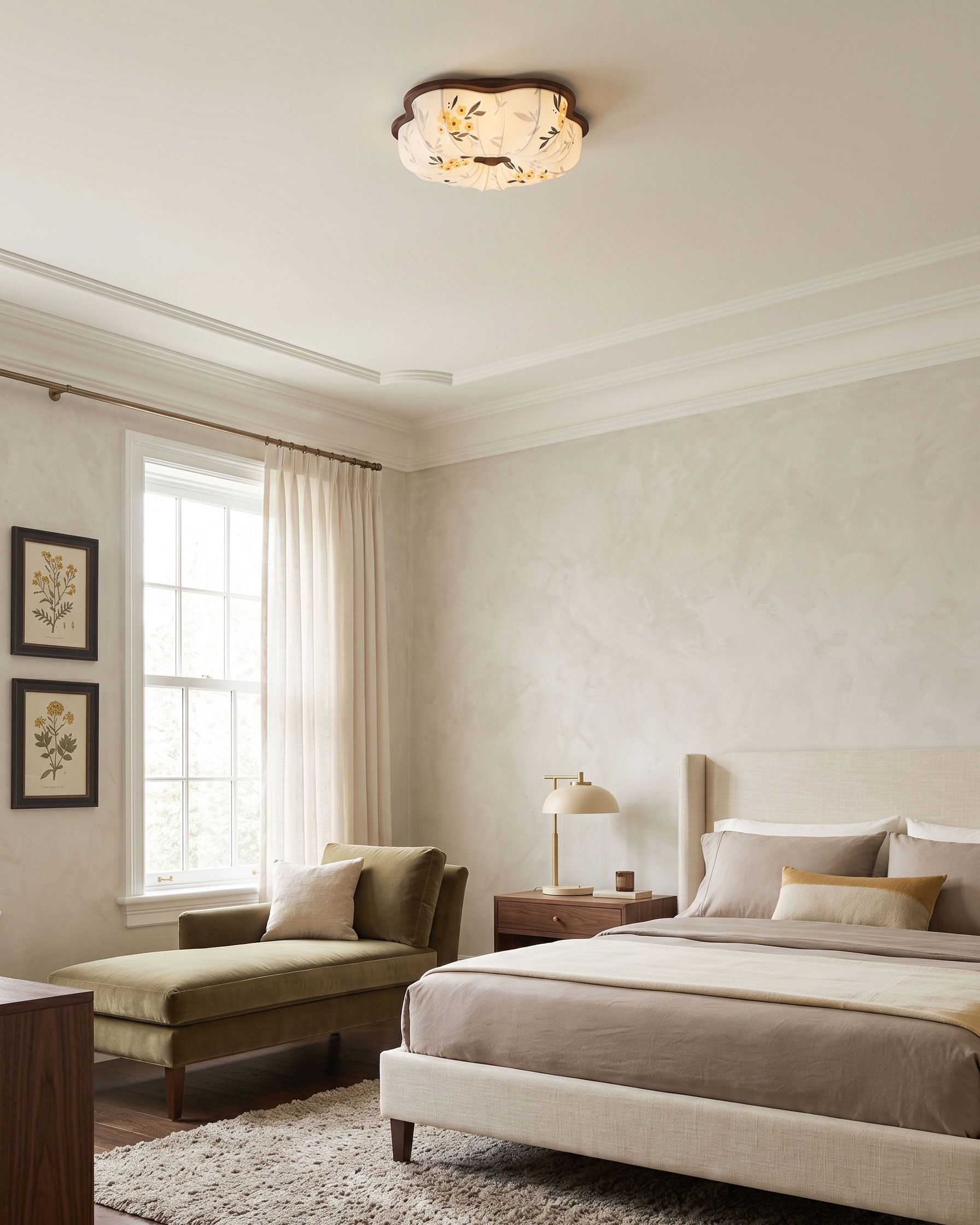 Blythe Scalloped Flush Mount