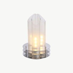 Lámpara de Mesa de Vidrio Tubular Boden