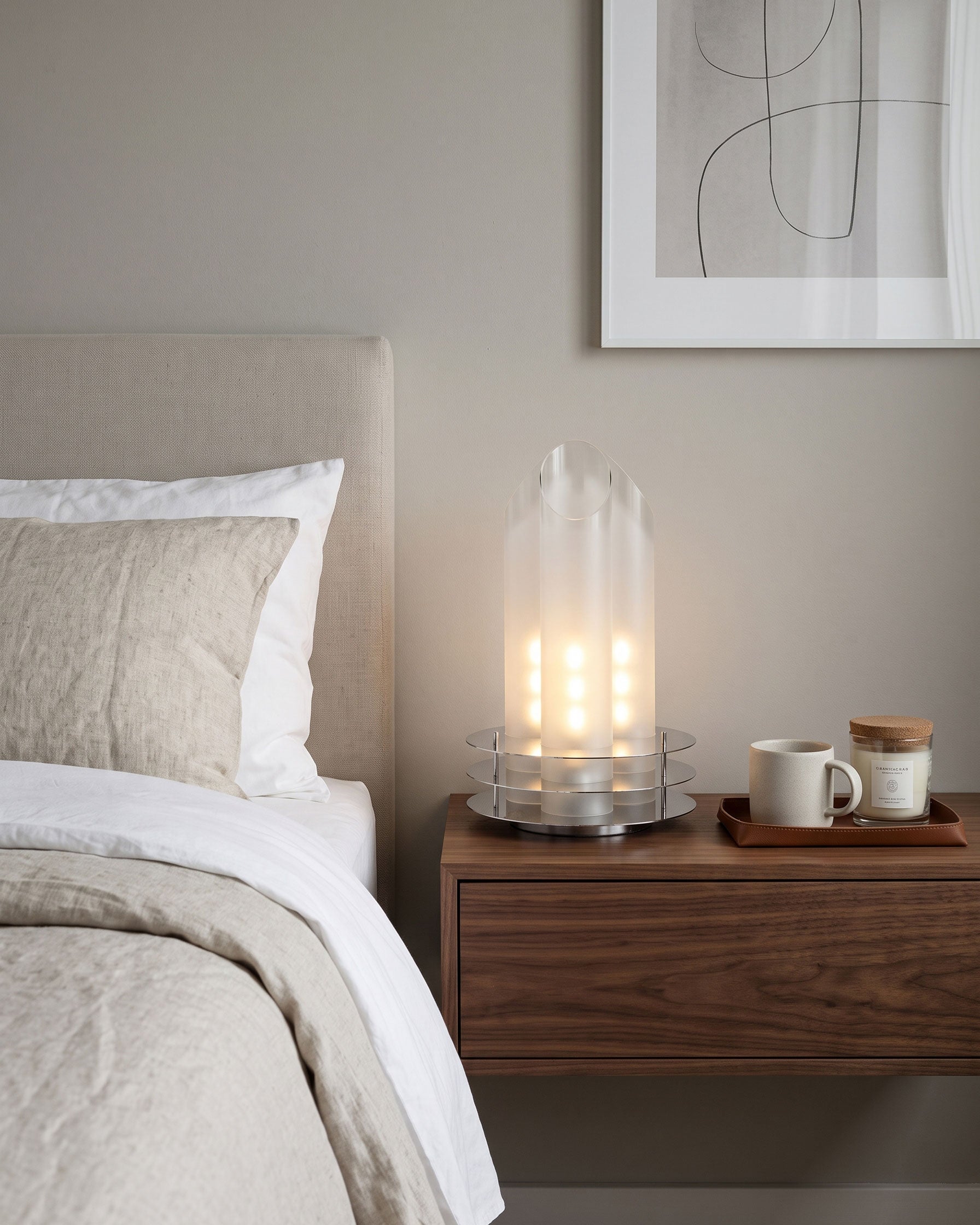 Boden Tubular Glass Table Lamp