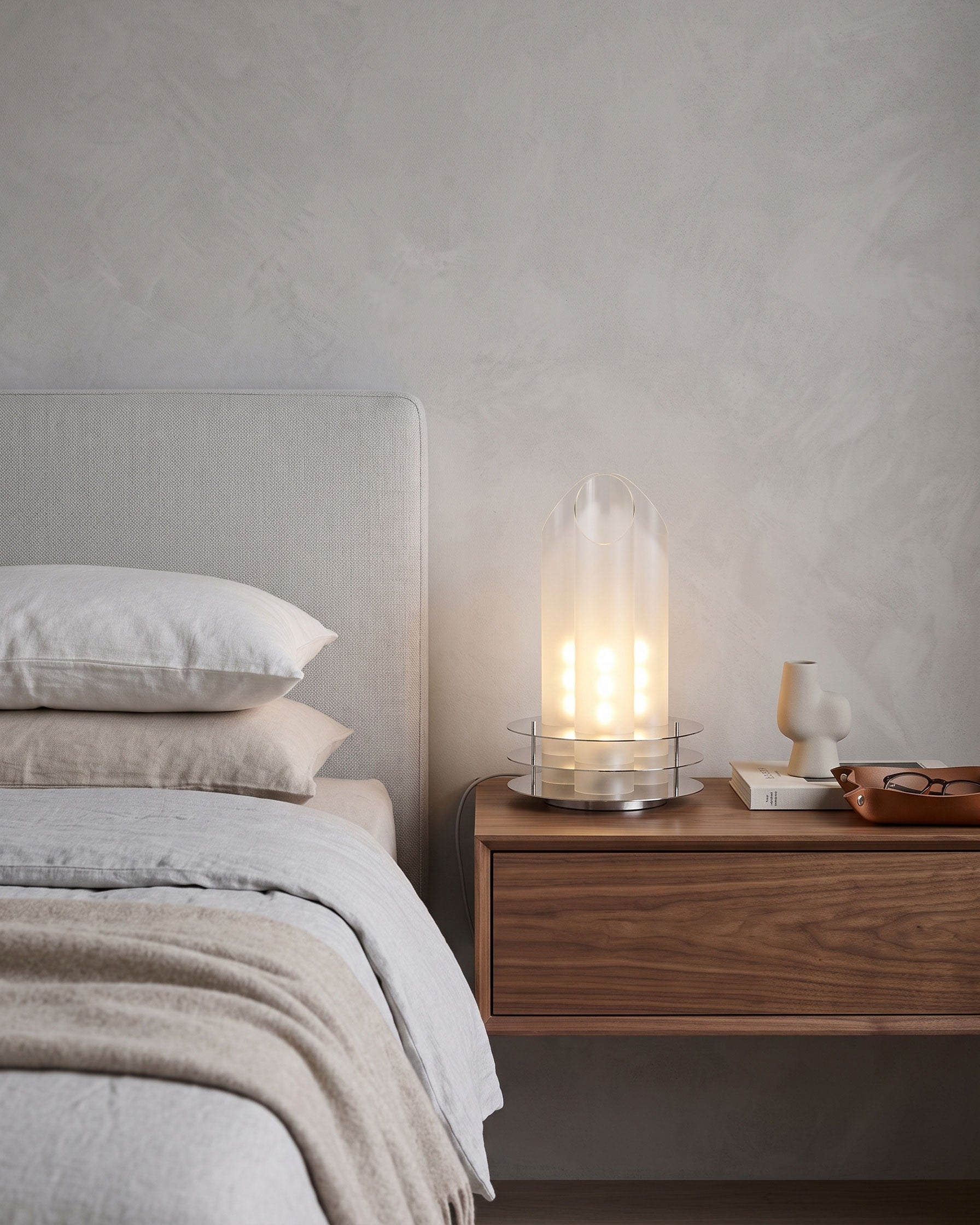Boden Tubular Glass Table Lamp