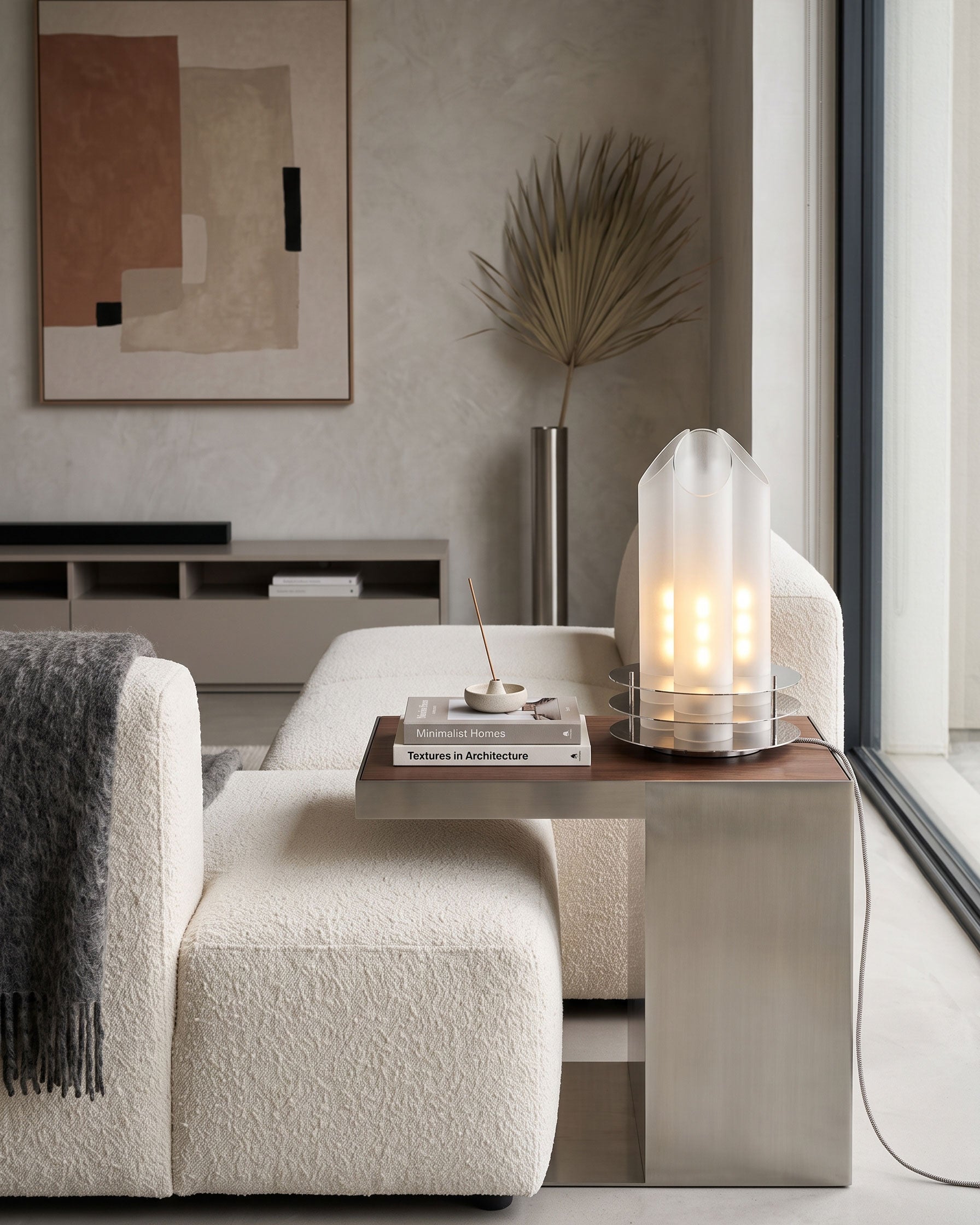 Boden Tubular Glass Table Lamp