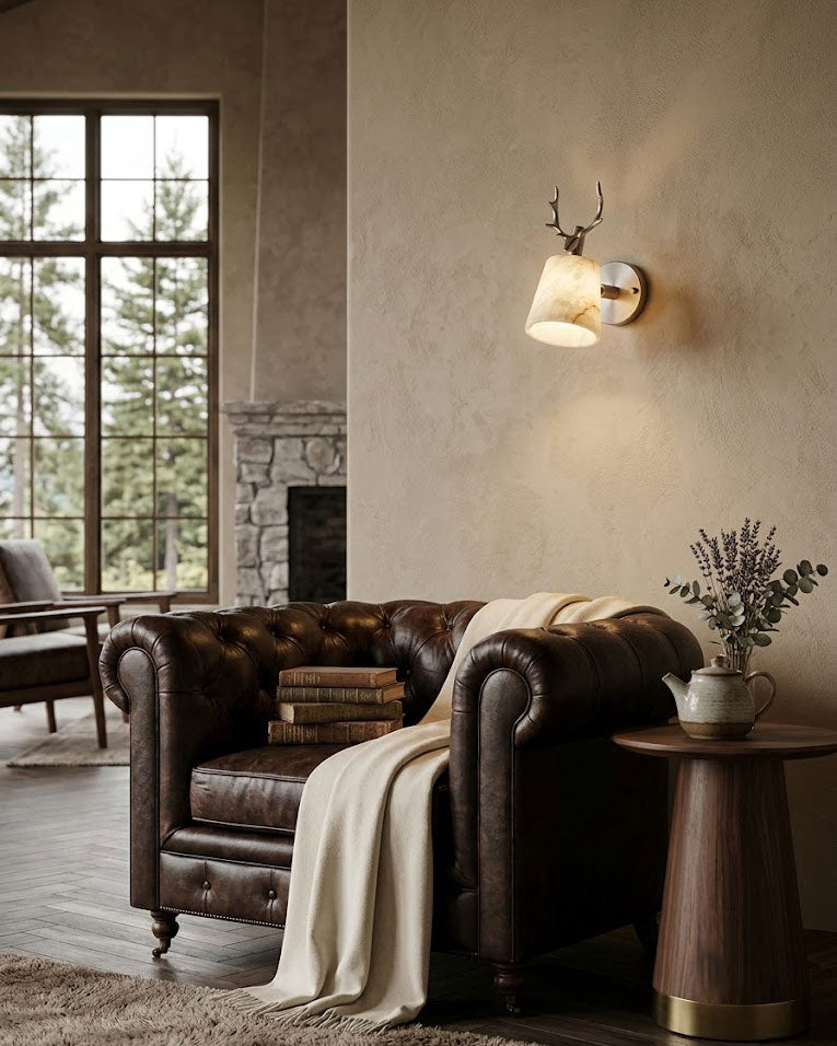 Bodhi Antler Wall Sconce