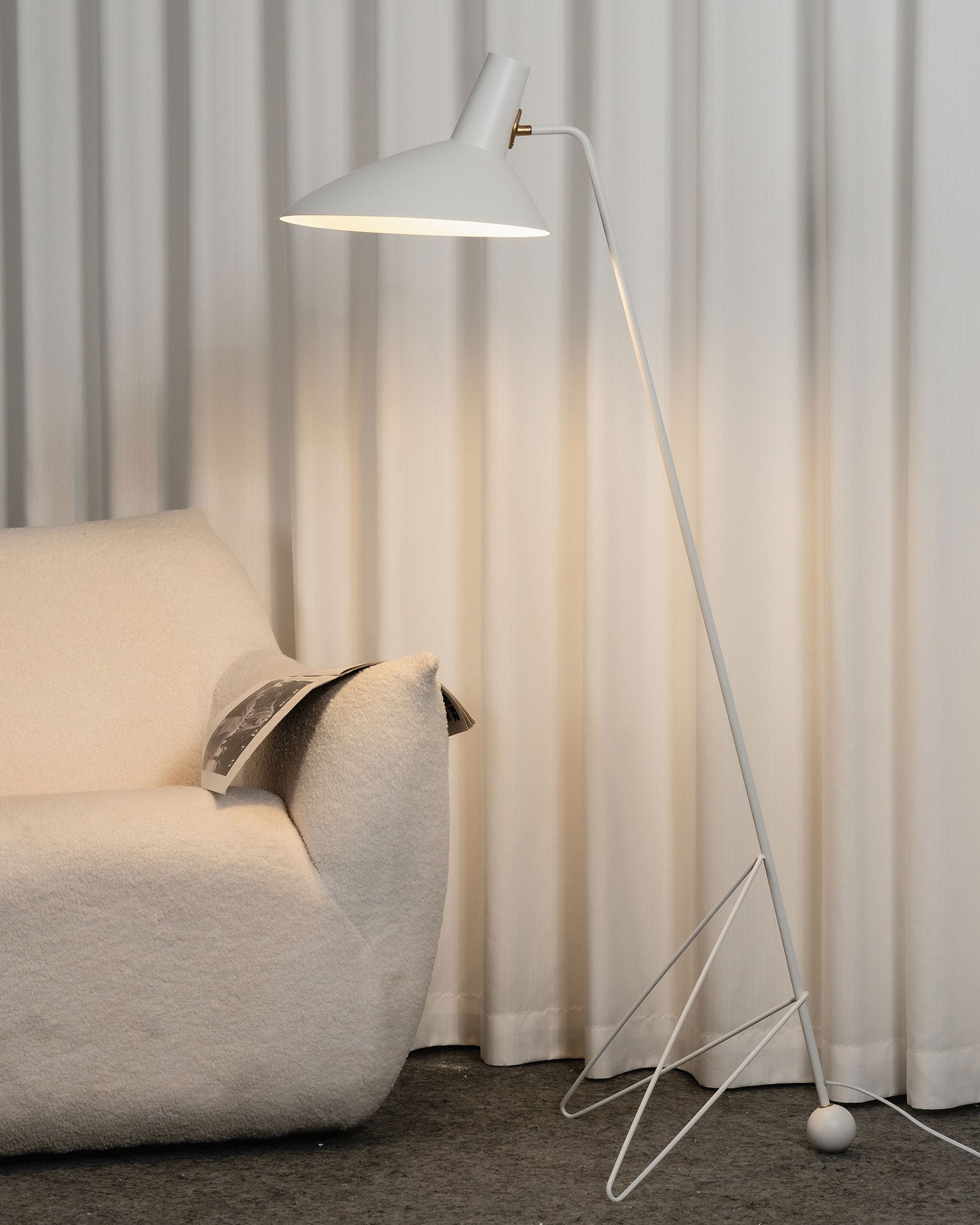 Boman Mid-Century Floor Lamp