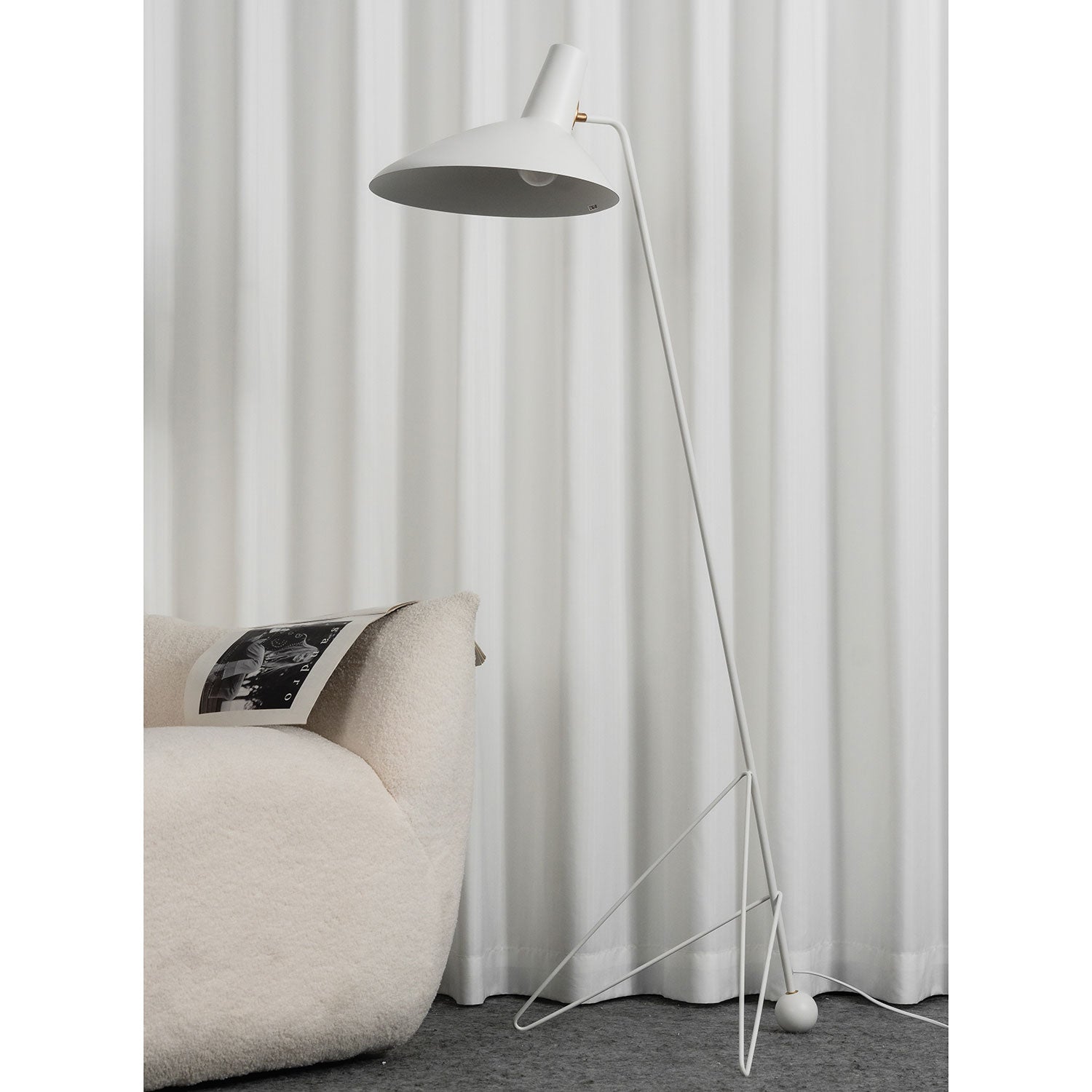 Boman Mid-Century Floor Lamp