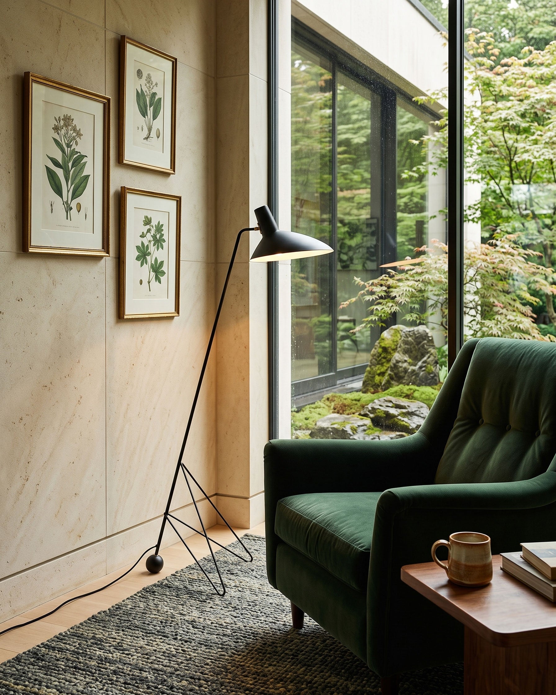 Boman Mid-Century Floor Lamp