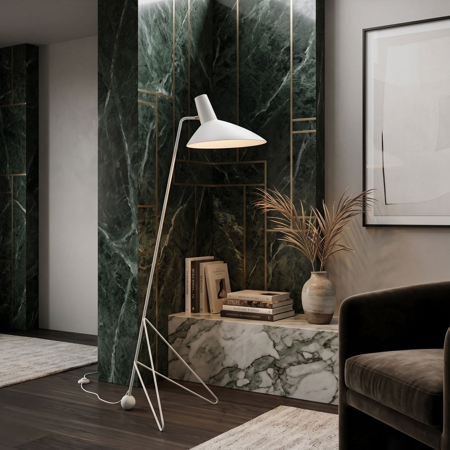 Boman Mid-Century Floor Lamp