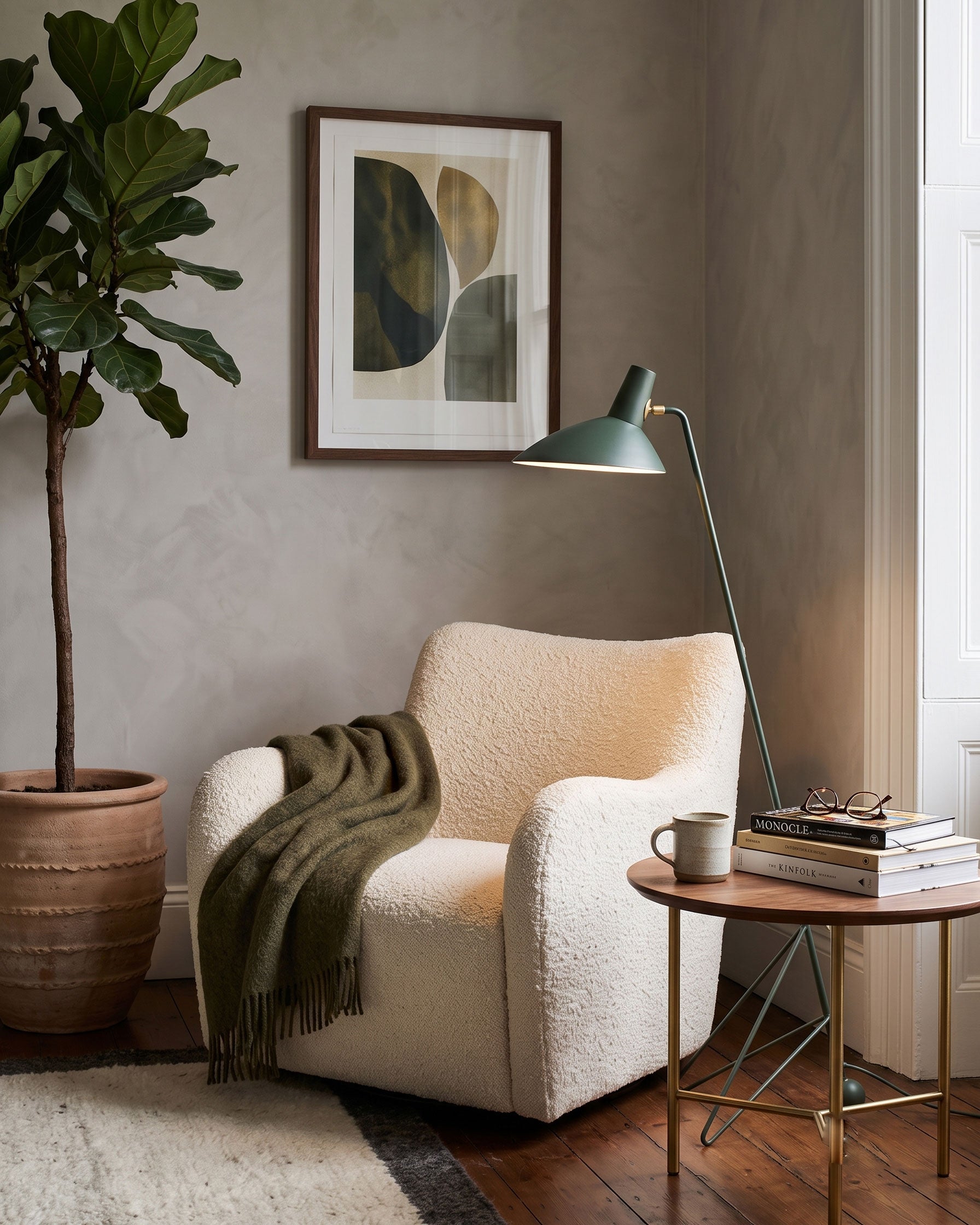 Boman Mid-Century Floor Lamp