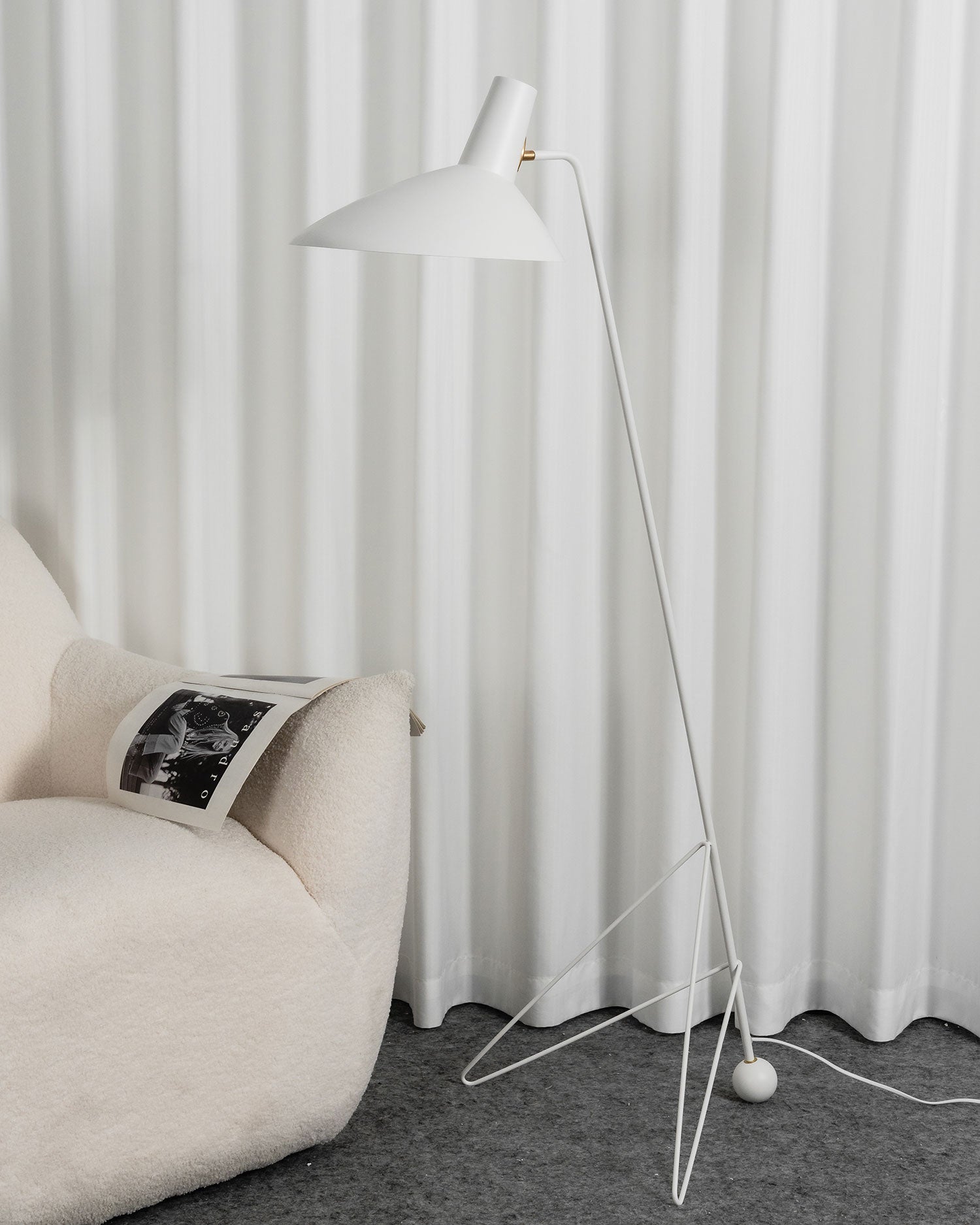 Boman Mid-Century Floor Lamp