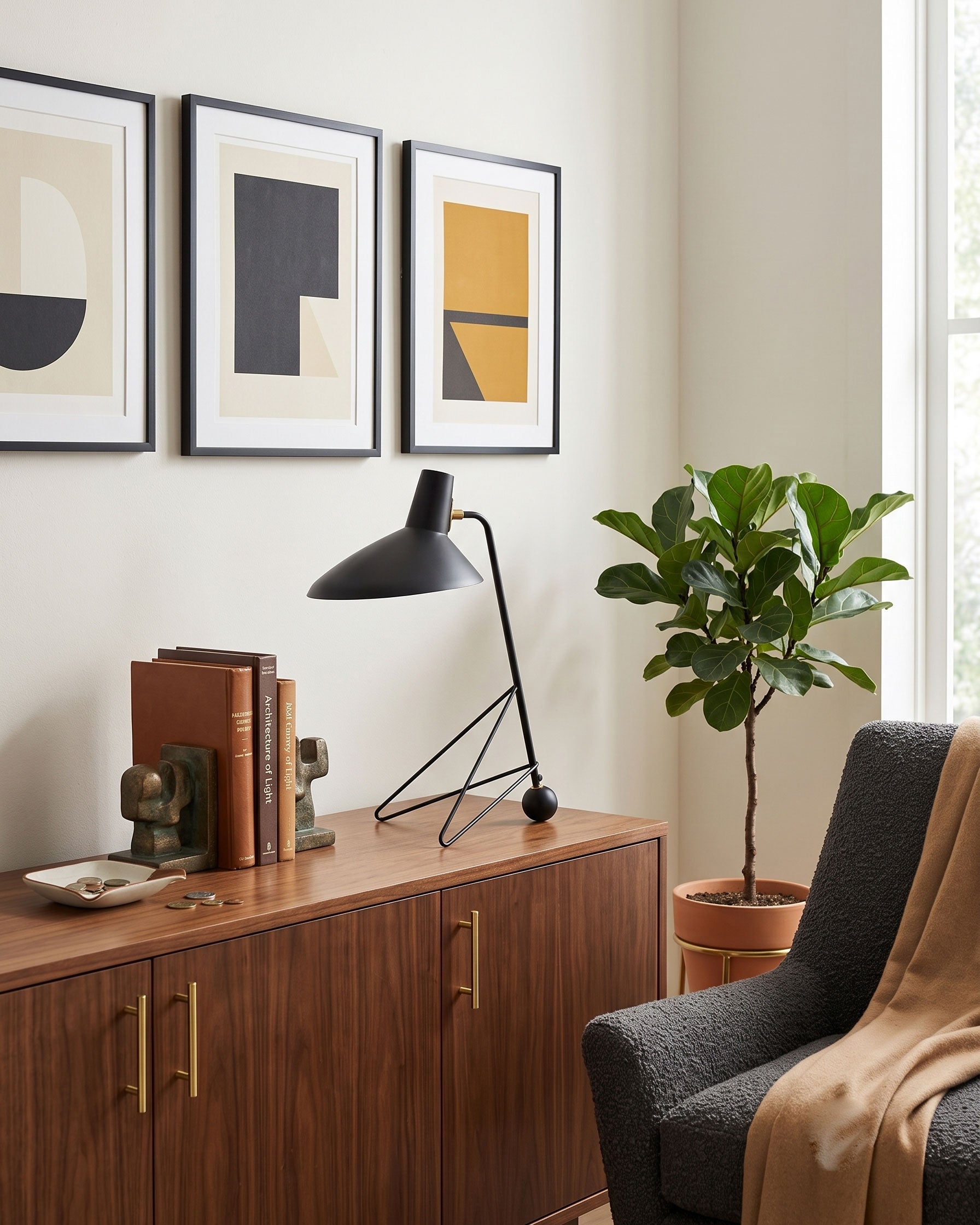 Boman Mid-Century Table Lamp