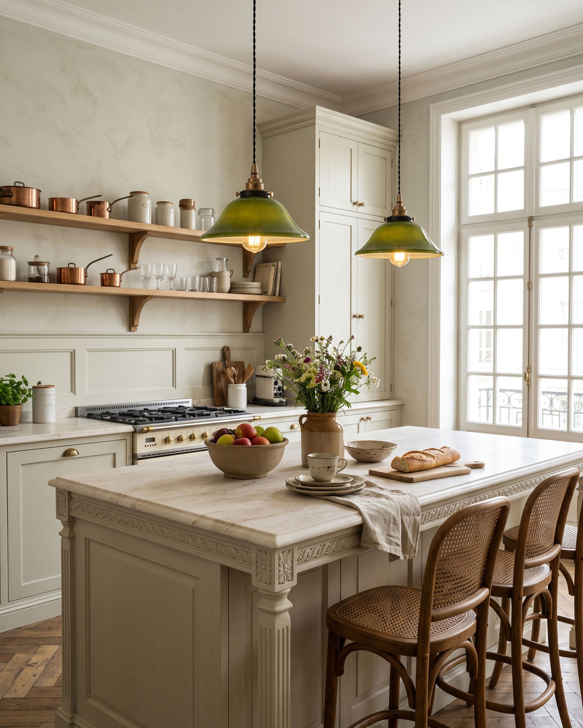Bramley Fluted Pendant Lamp – detail 9