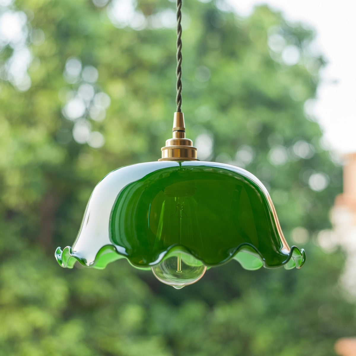 Bramley Fluted Pendant Lamp – detail 17