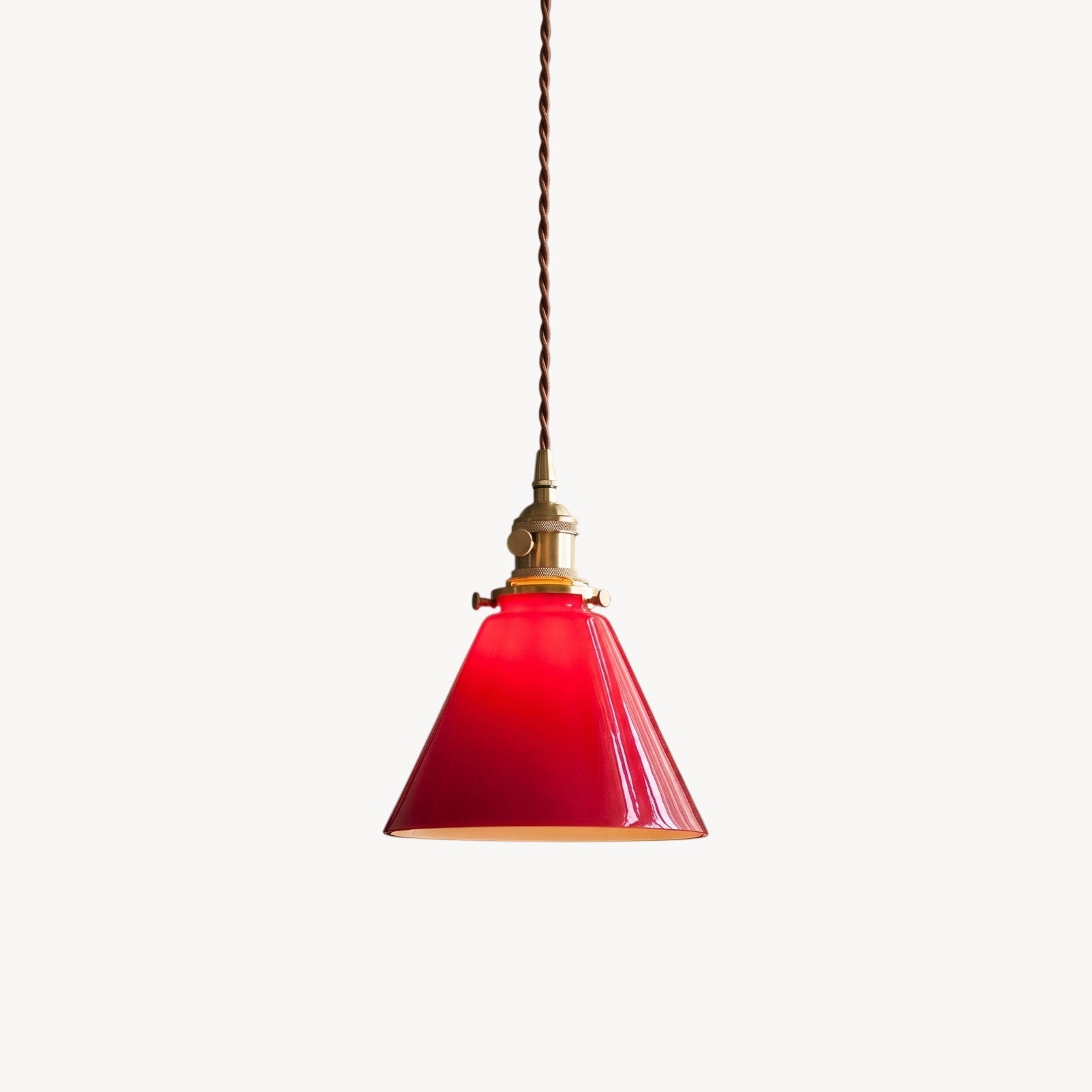 Lampada a Sospensione Brenner in Vetro Colorato