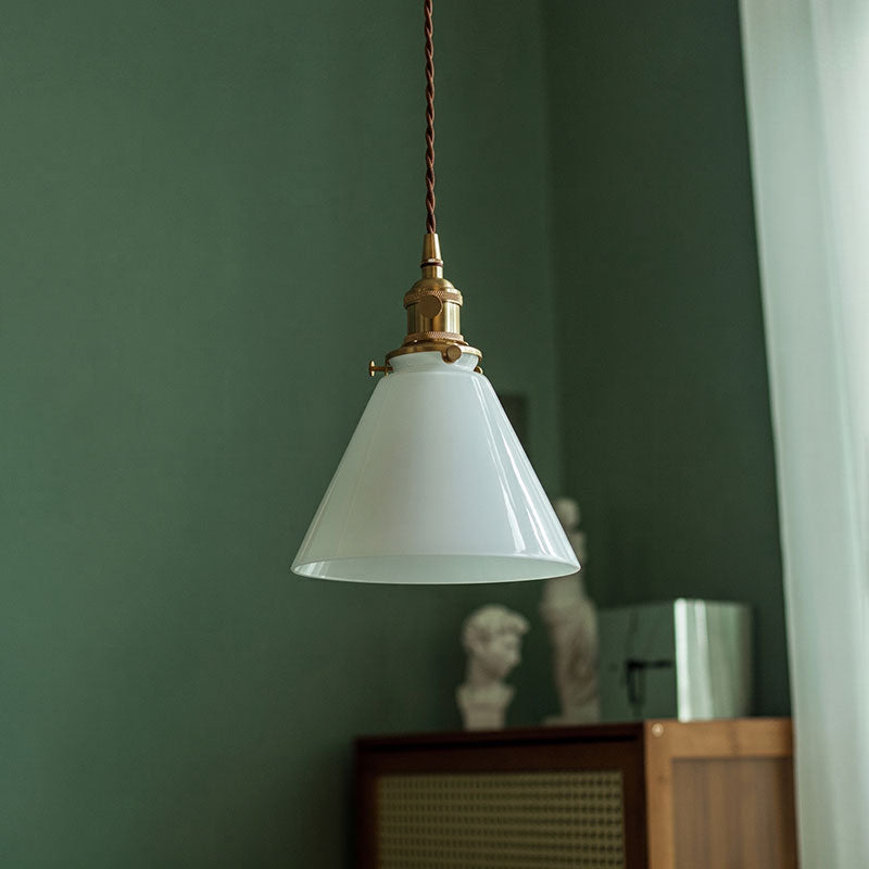 Brenner Colored Glass Pendant Light