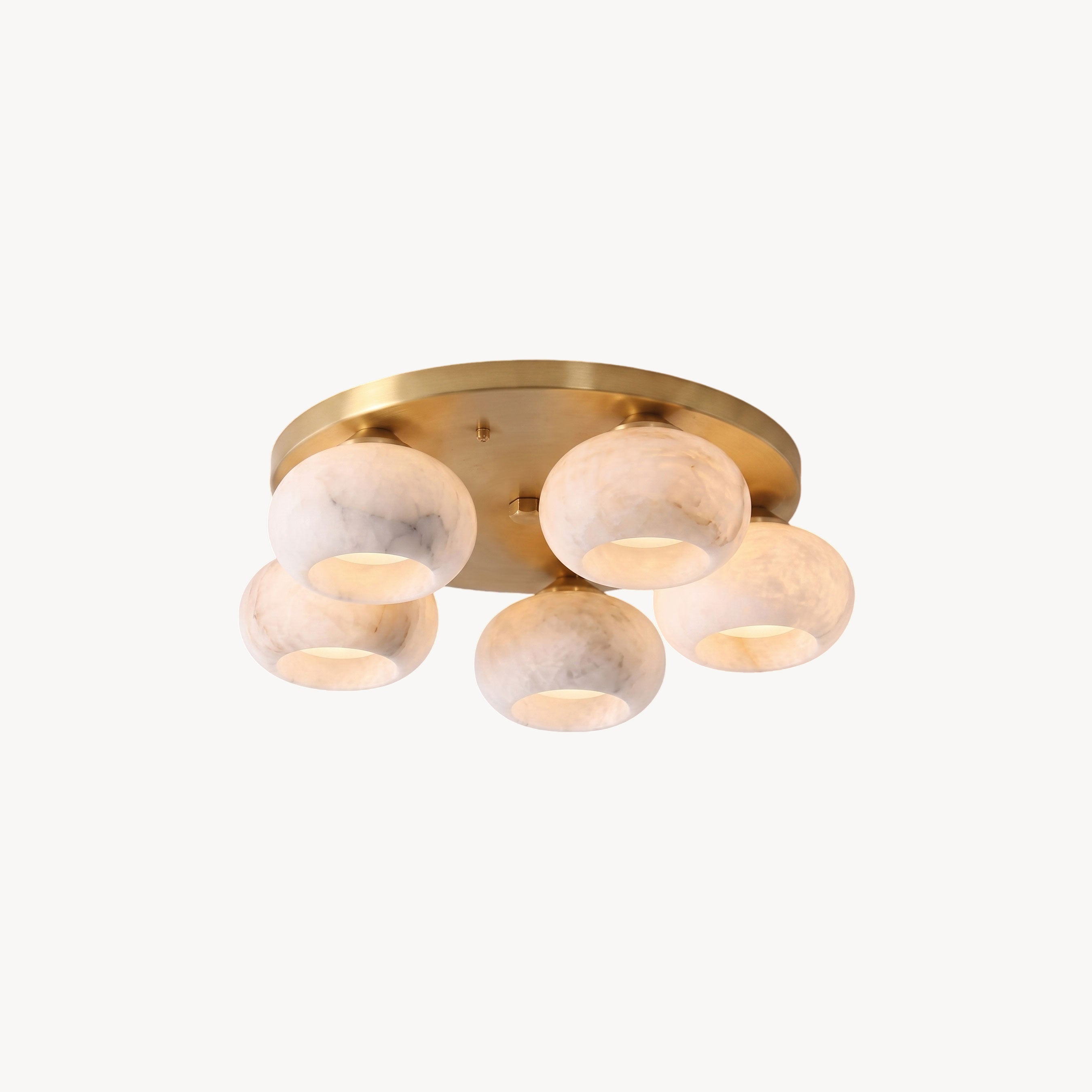 Bria Alabaster Semi-Flush Mount