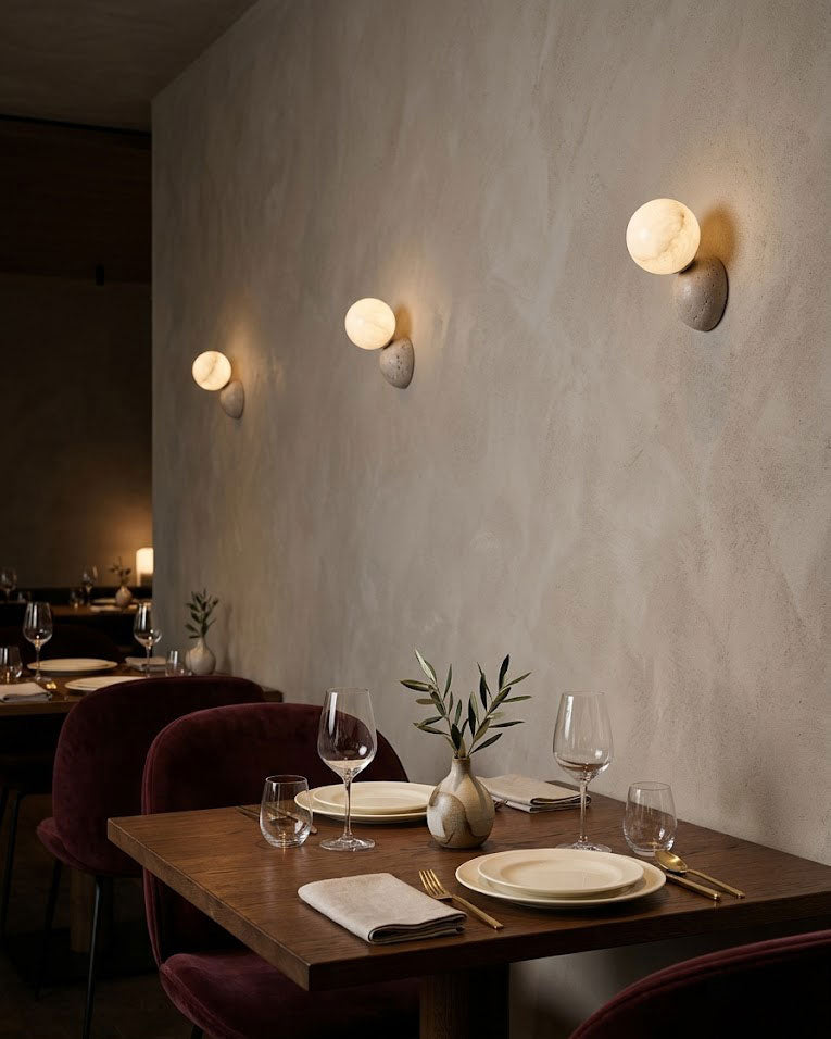 Brias Alabaster Wall Sconce