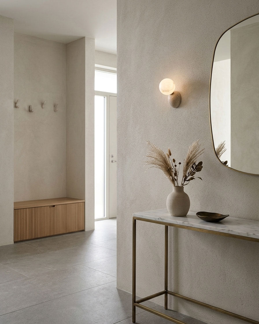 Brias Alabaster Wall Sconce