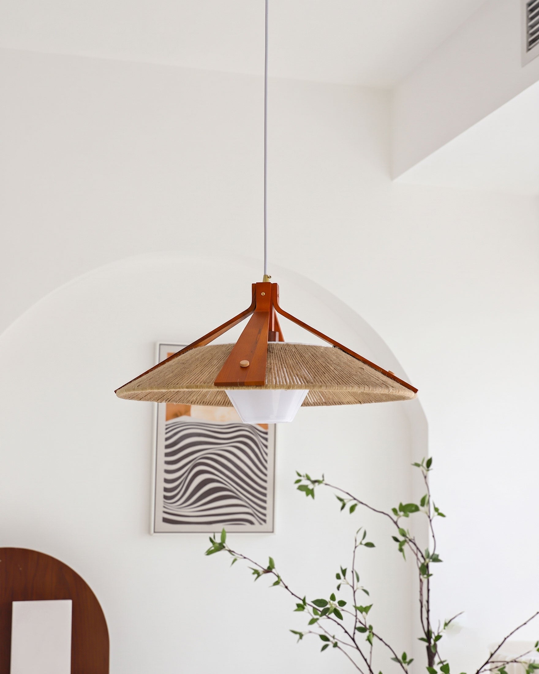 Bria Hemp Rope Pendant Light