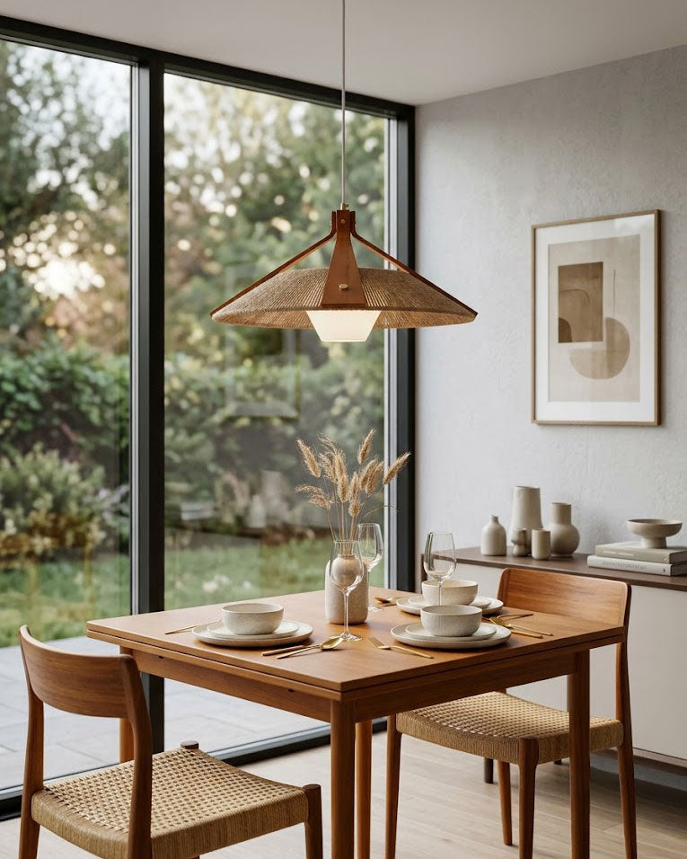 Bria Hemp Rope Pendant Light