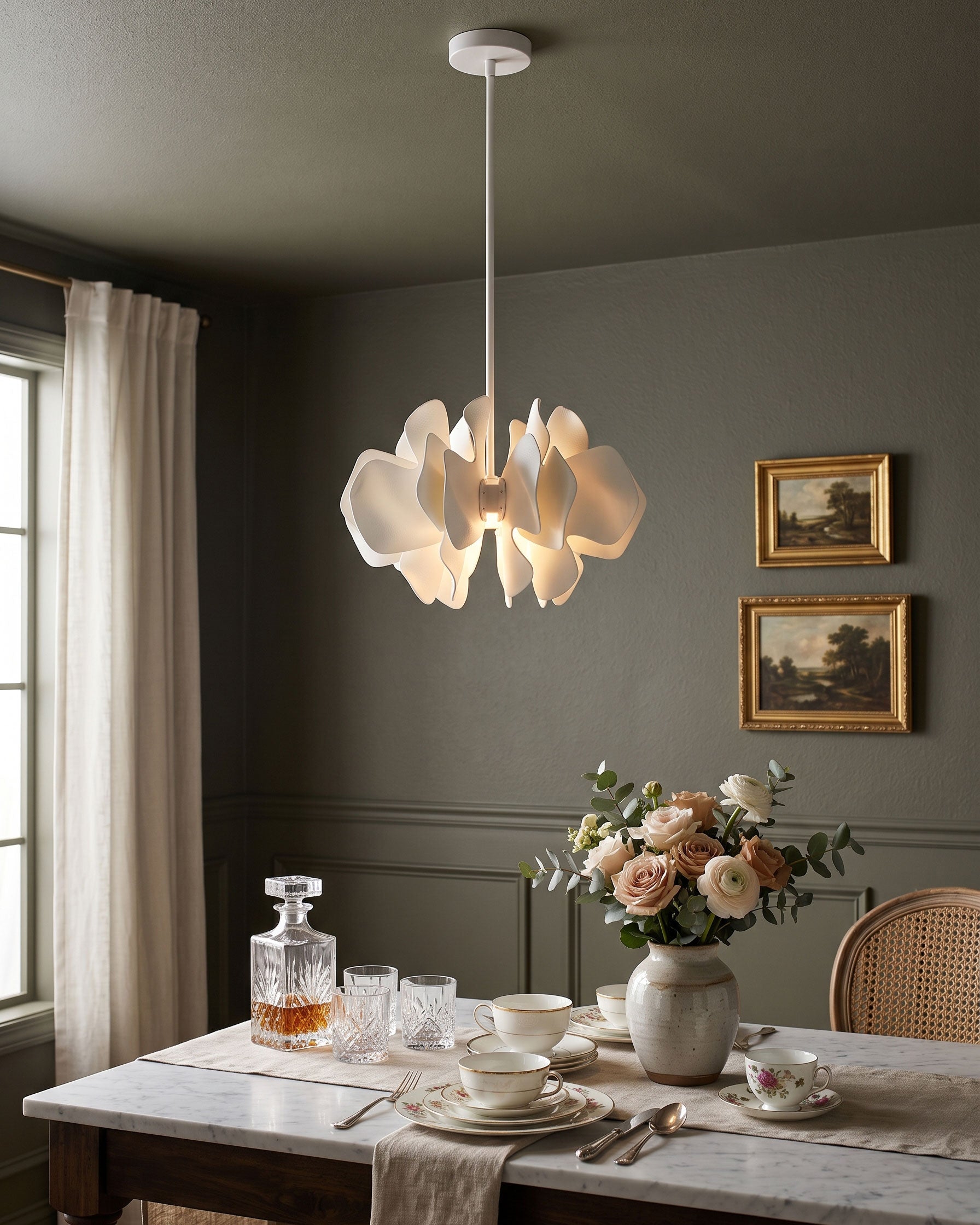 Bria Sculpted Blossom Pendant Light