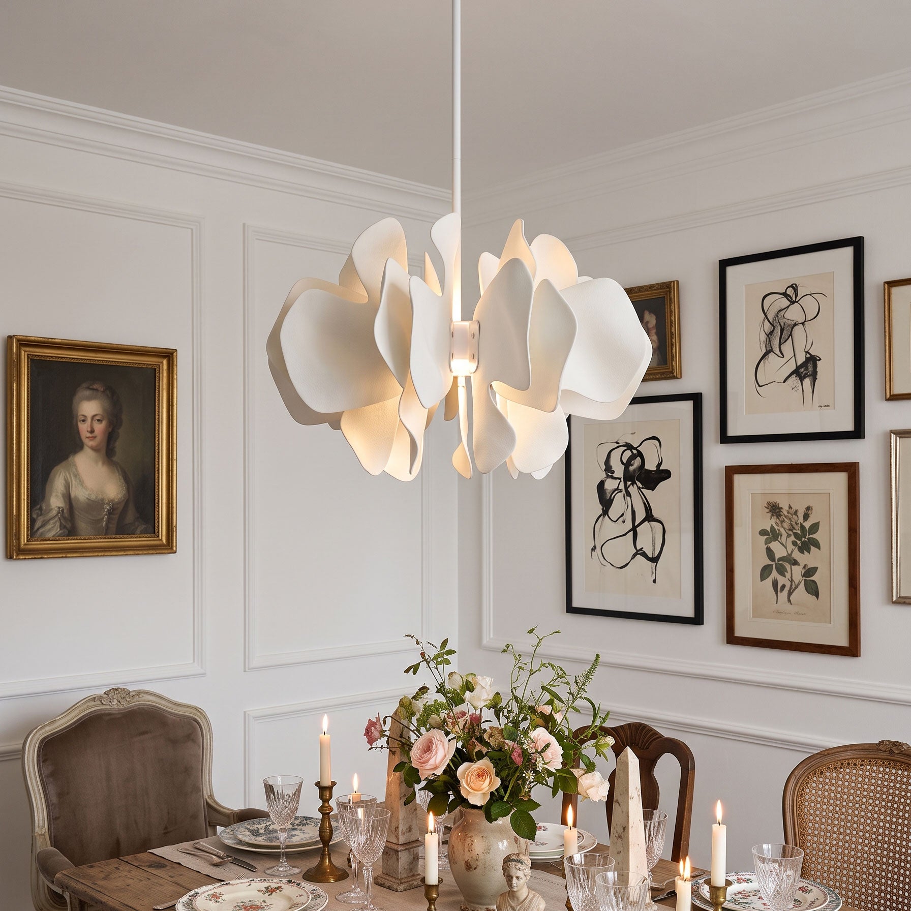 Bria Sculpted Blossom Pendant Light