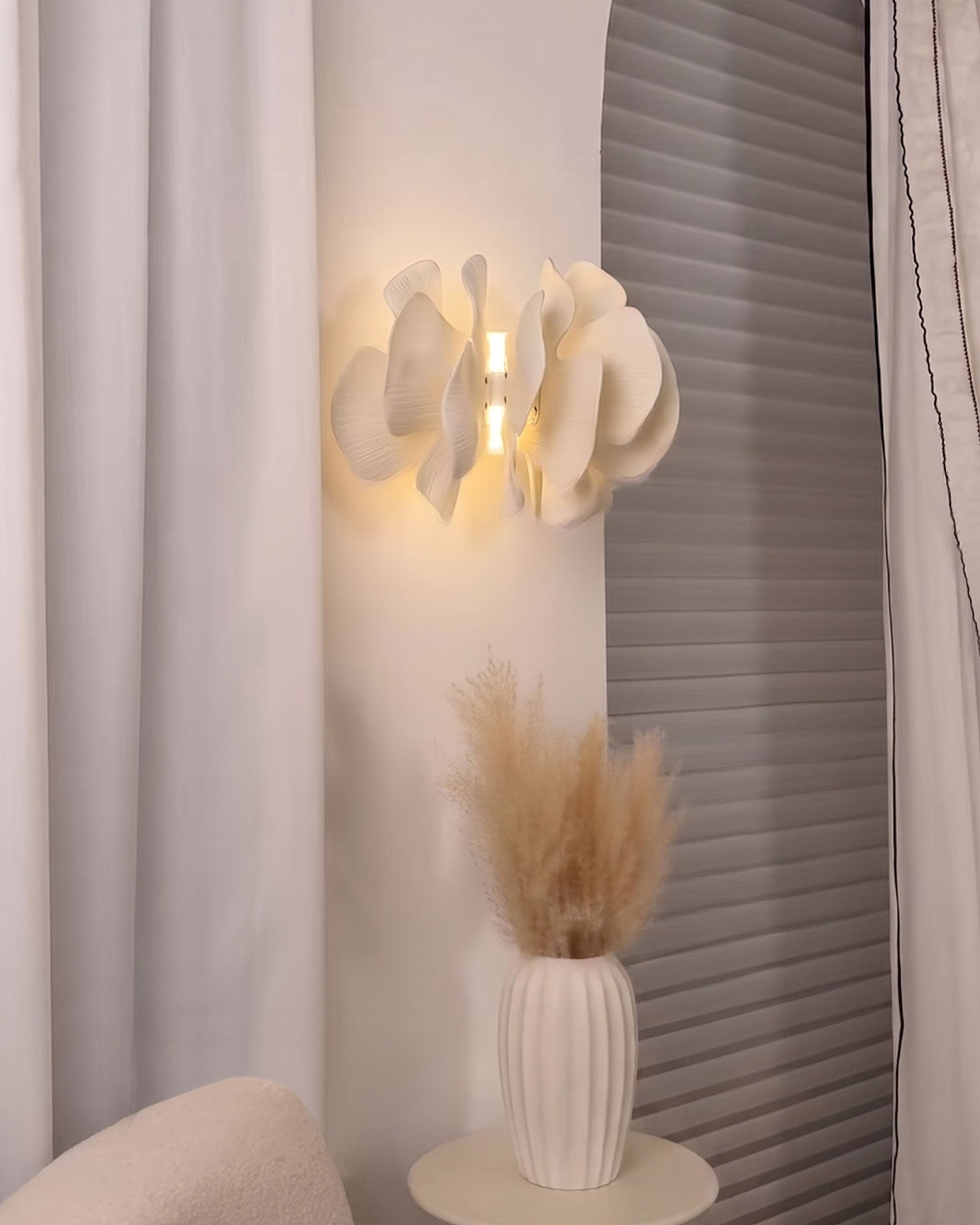 Bria Sculpted Blossom Wall Sconce