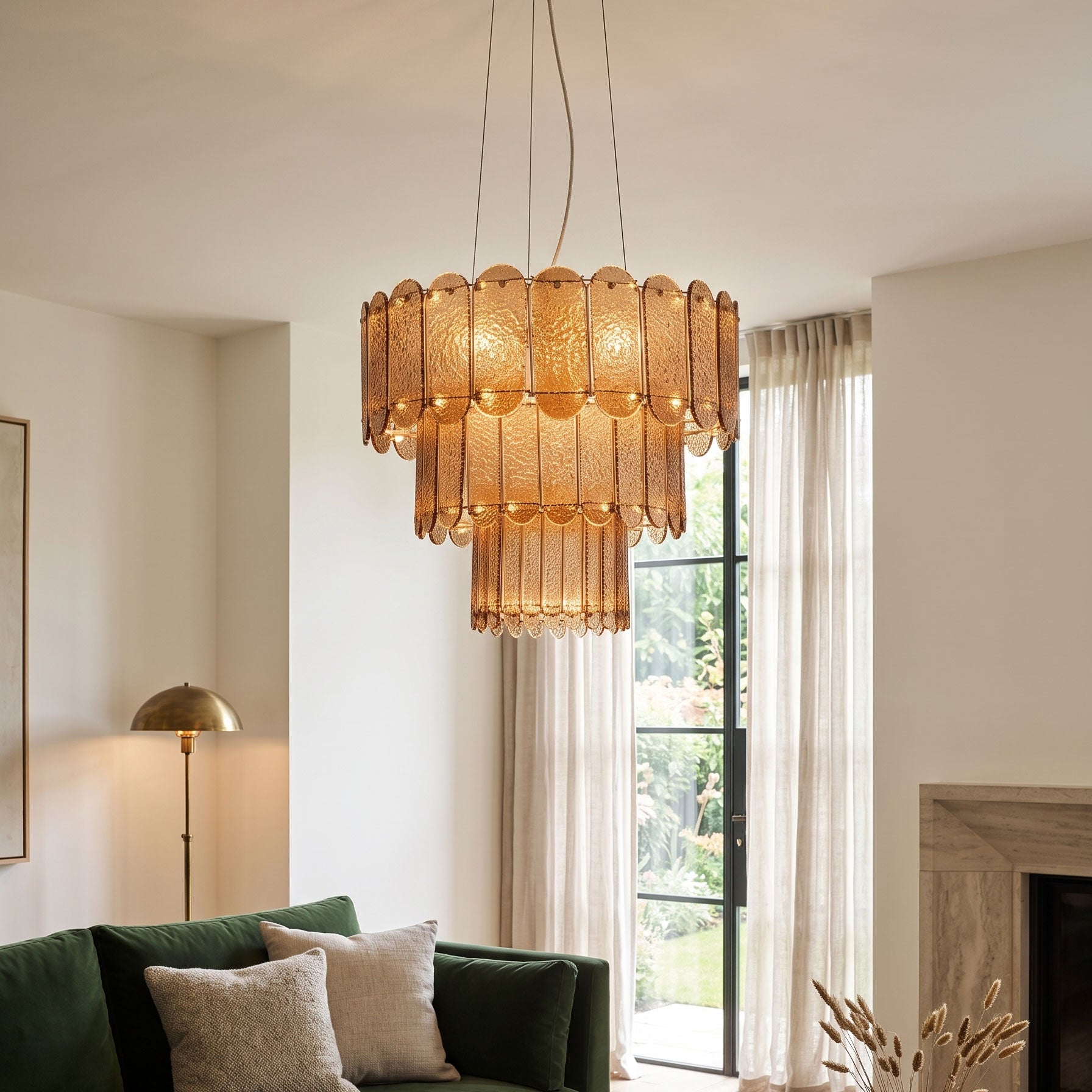 Bria Textured Chandelier