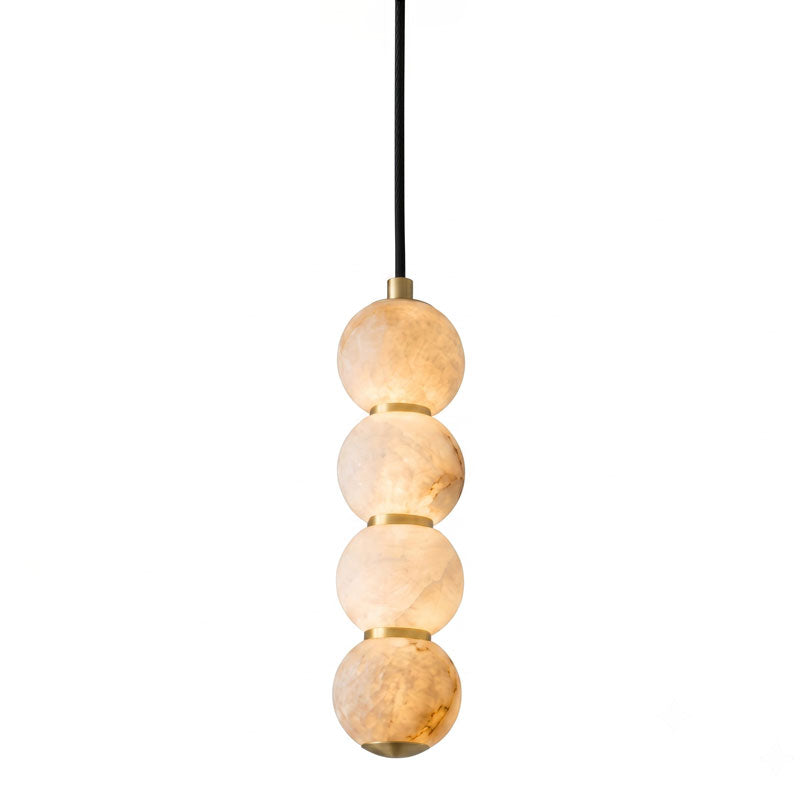 Bria Tiered Stone Pendant Light