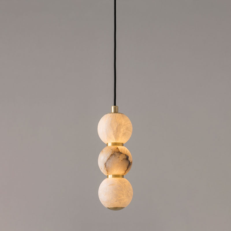 Bria Tiered Stone Pendant Light