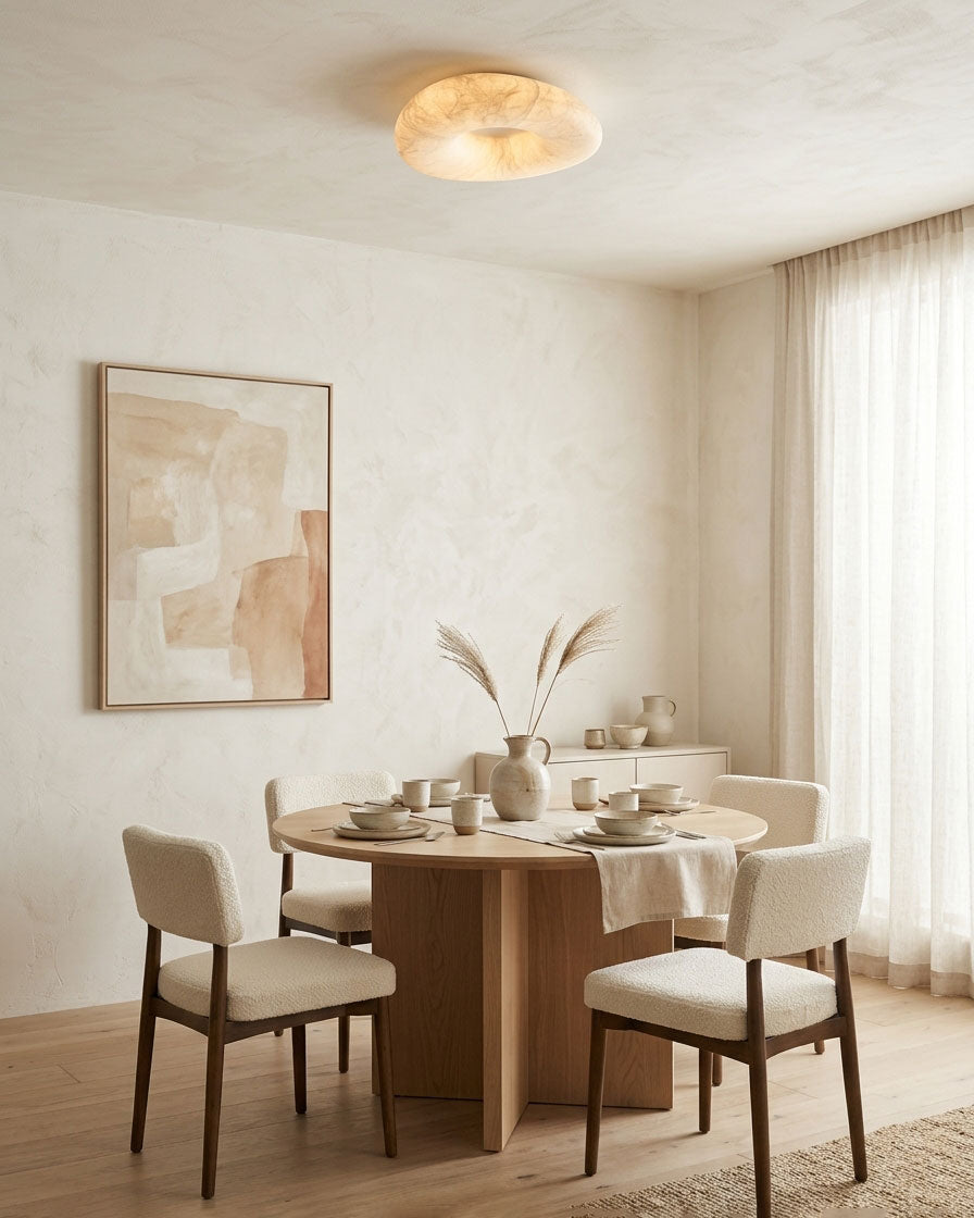 Brielle Silk Flush Mount Ceiling Light