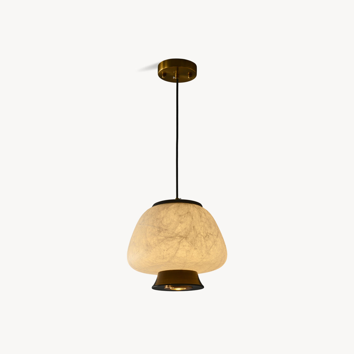 Brienna Natural Silk Pendant Light