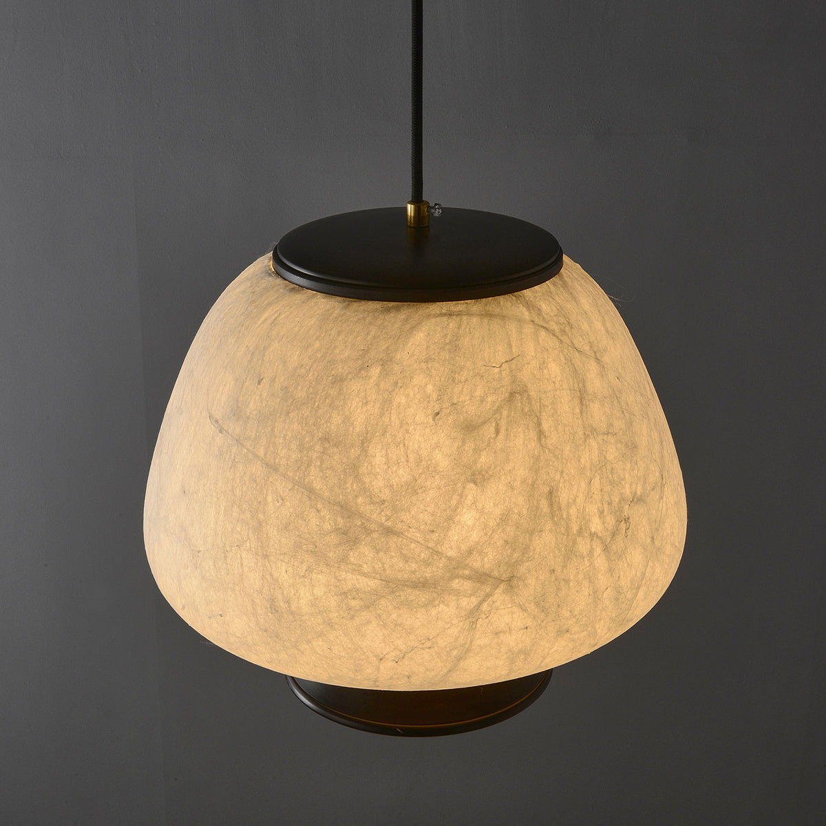Brienna Natural Silk Pendant Light