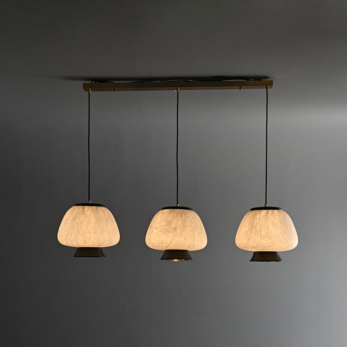 Brienna Natural Silk Pendant Light