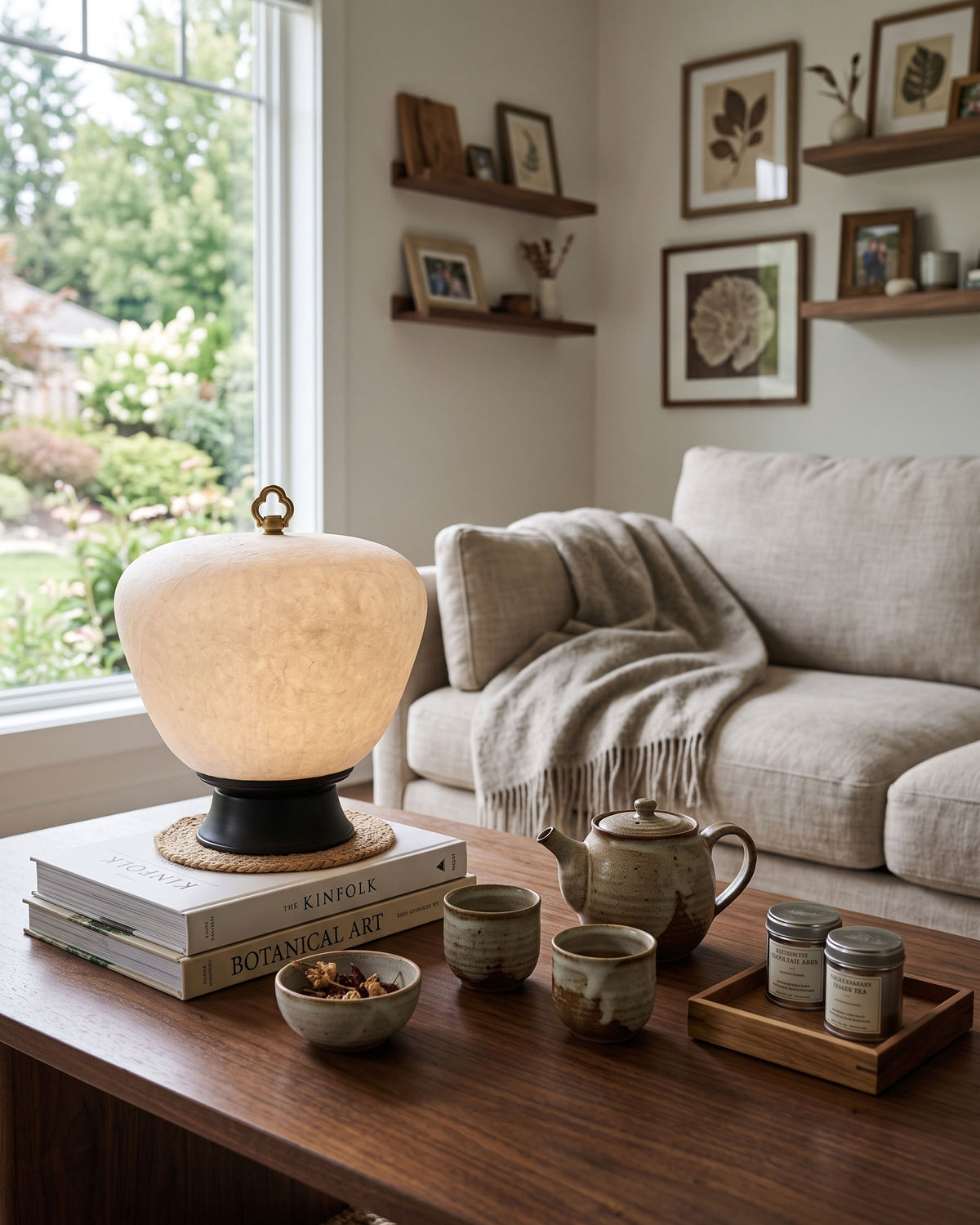Brienna Natural Silk Table Lamp