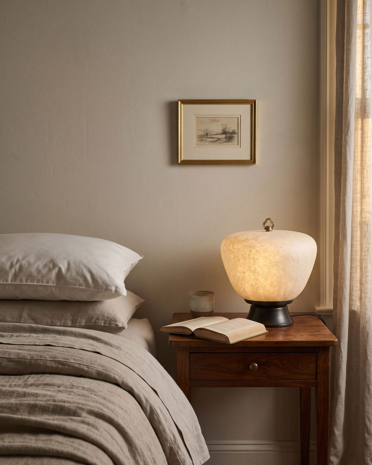 Brienna Natural Silk Table Lamp