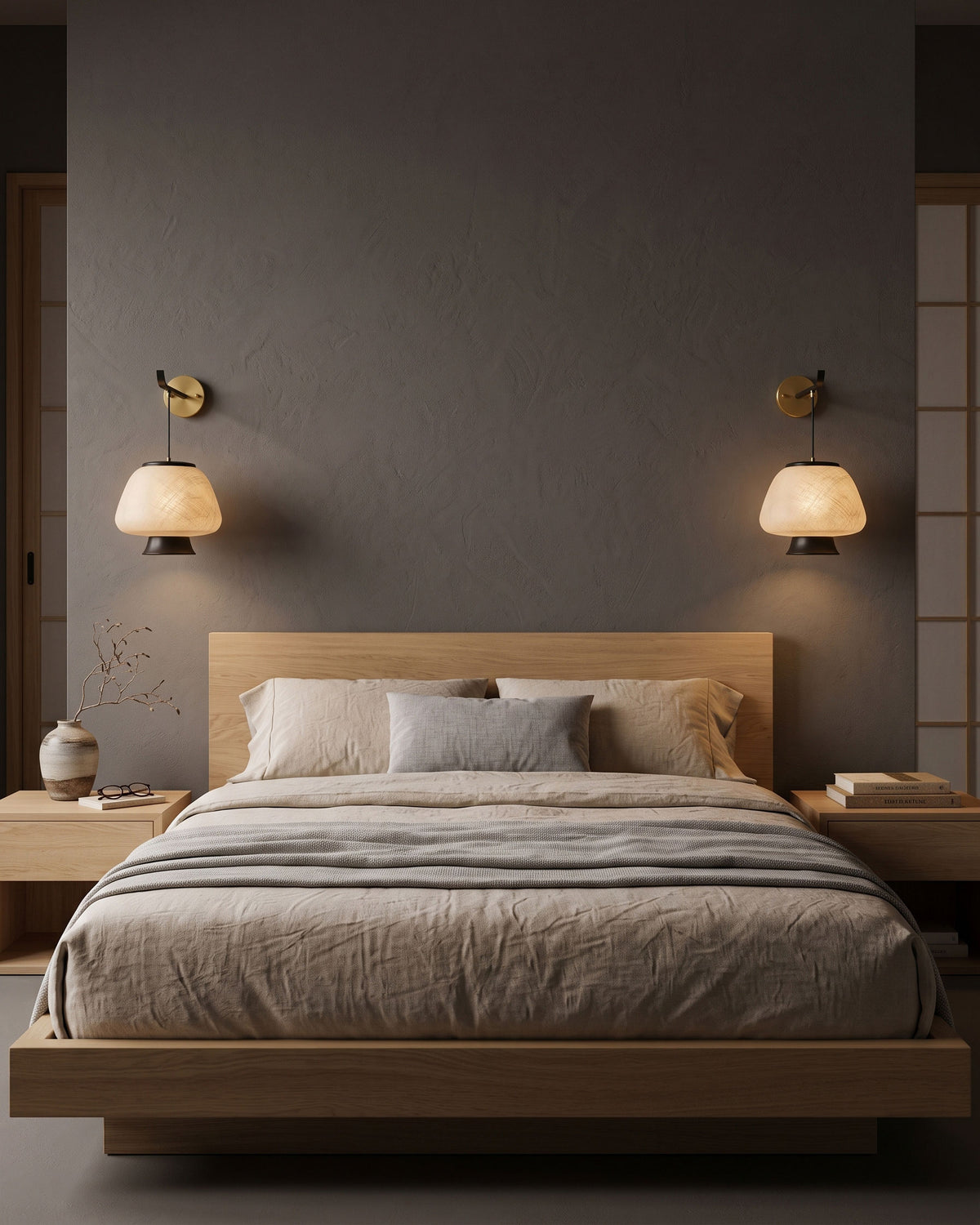 Brienna Natural Silk Wall Sconce