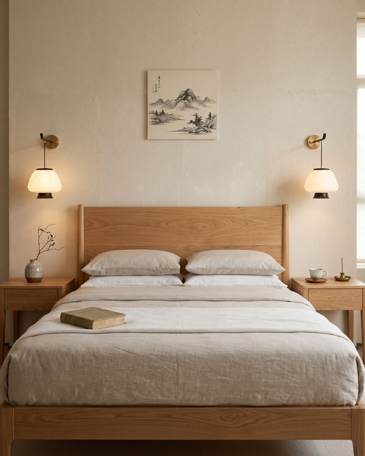 Brienna Natural Silk Wall Sconce