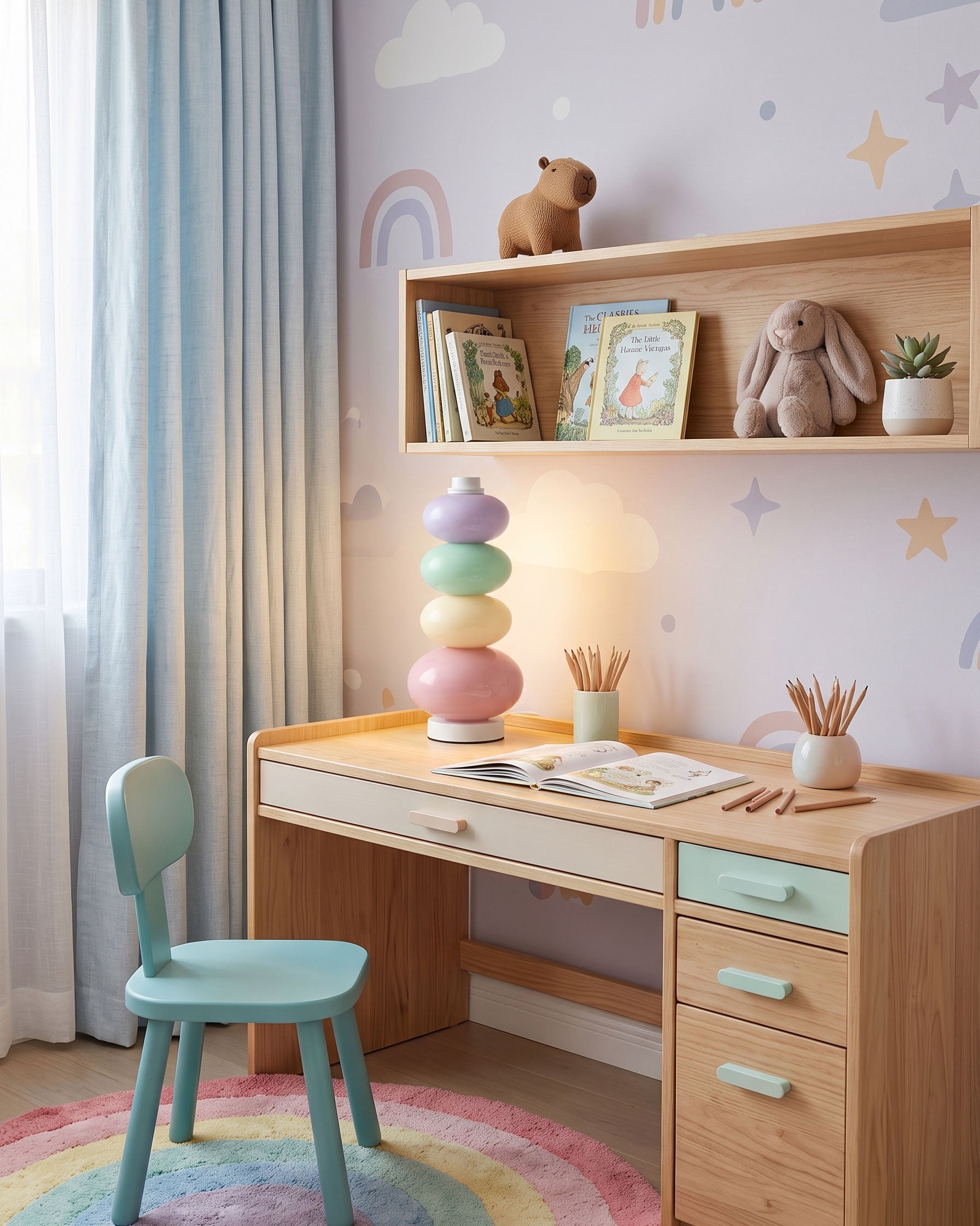 Lampe de table bonbons