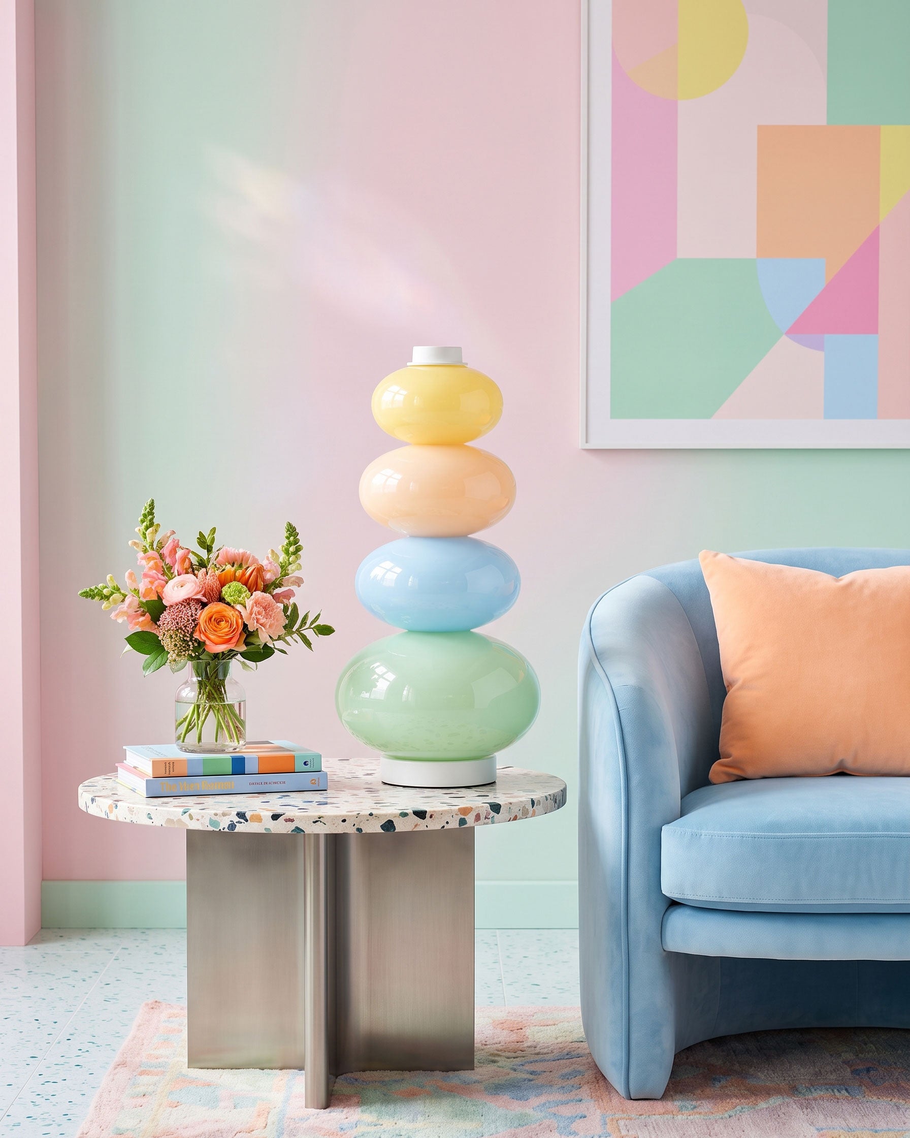 Lampe de table bonbons